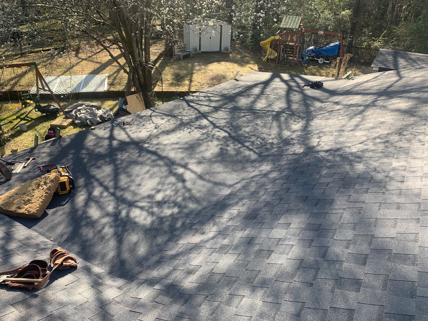 Roof Replacement with Custom Flashing by Halo Roofing and Restoration
