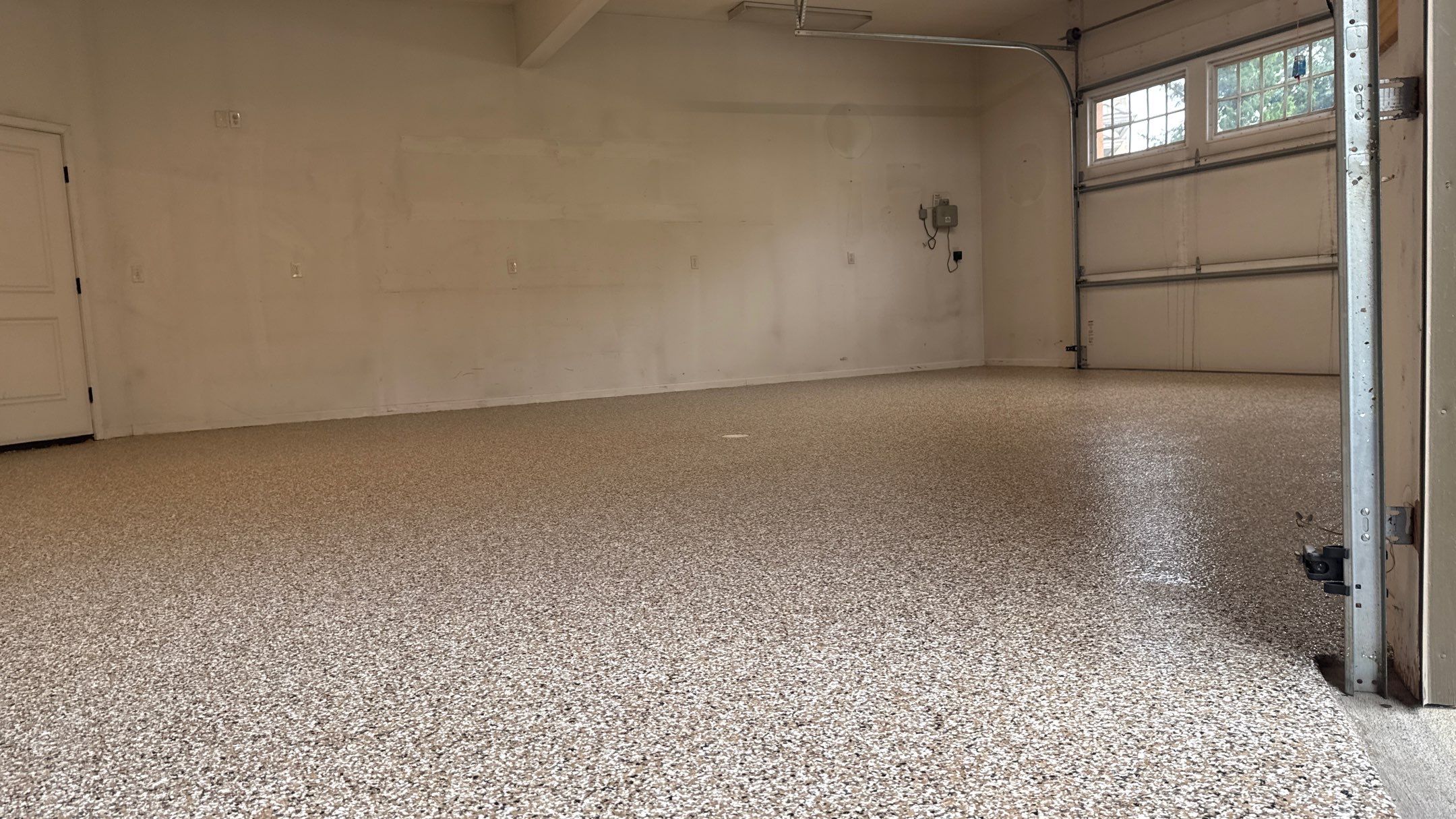 Chekc out this Bean Flake Floor  by Banner Garage