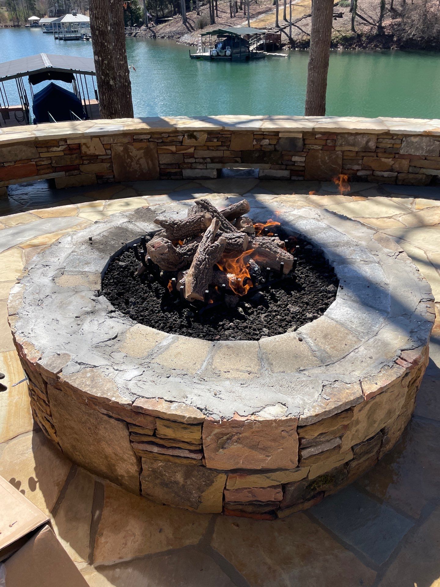 Outdoor Log Set by Smucker Mechanical