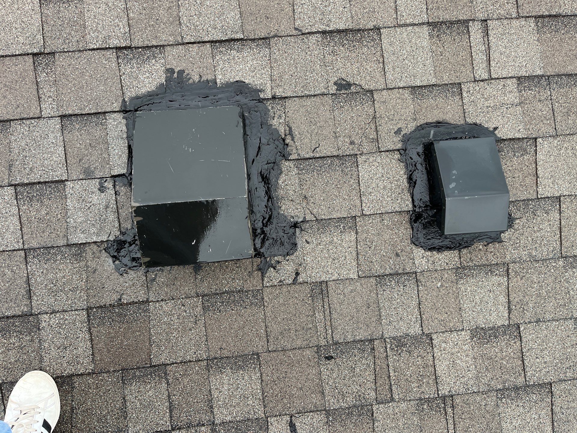 Hail Damage using Owen's Corning Duration (Lifetime) Shingles by Roof Repair Company