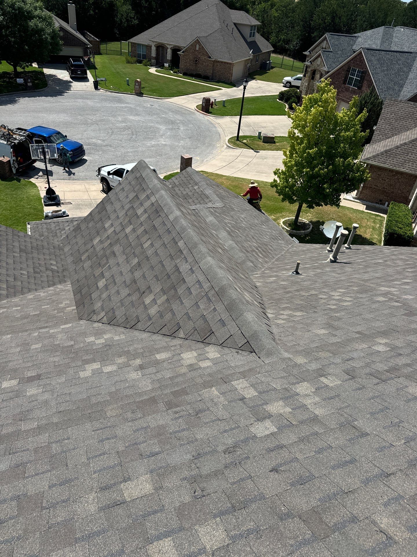 Project in Weatherford by Lonestar Roofing and Restoration LLC.