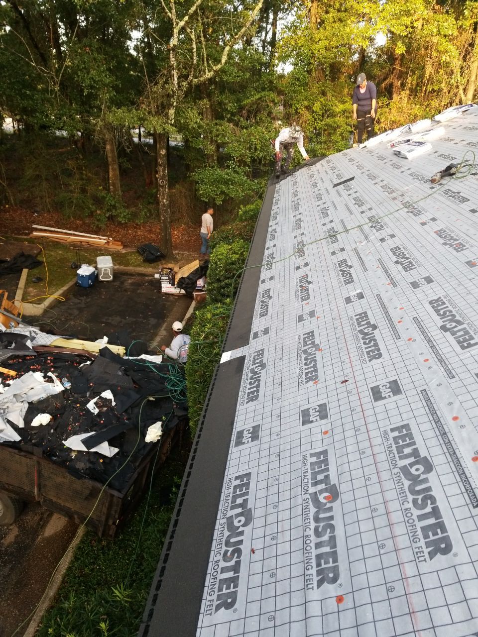 Residential Roofing Installation using Roof Replacement by American Roofing & Construction LLC