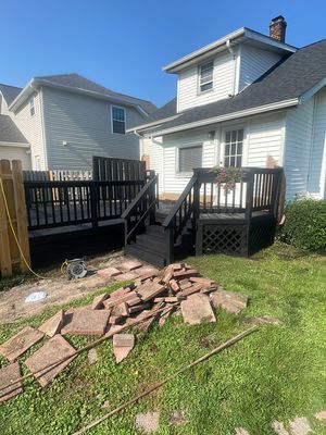 Deck Staining using SuperDeck Exterior Solid Color Stain