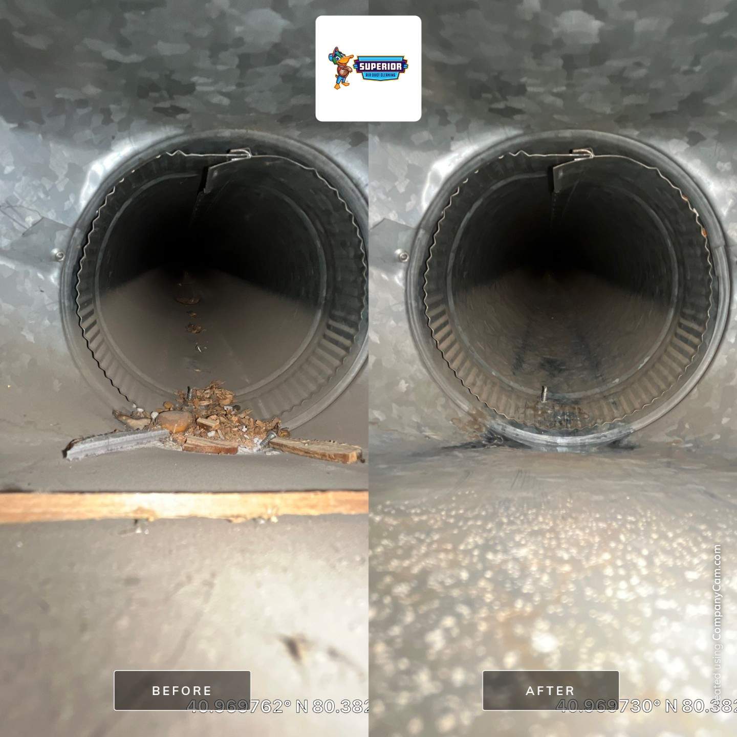 Air Duct Cleaning With a Vacuum Truck in New Castle, PA by Superior Air Duct Cleaning