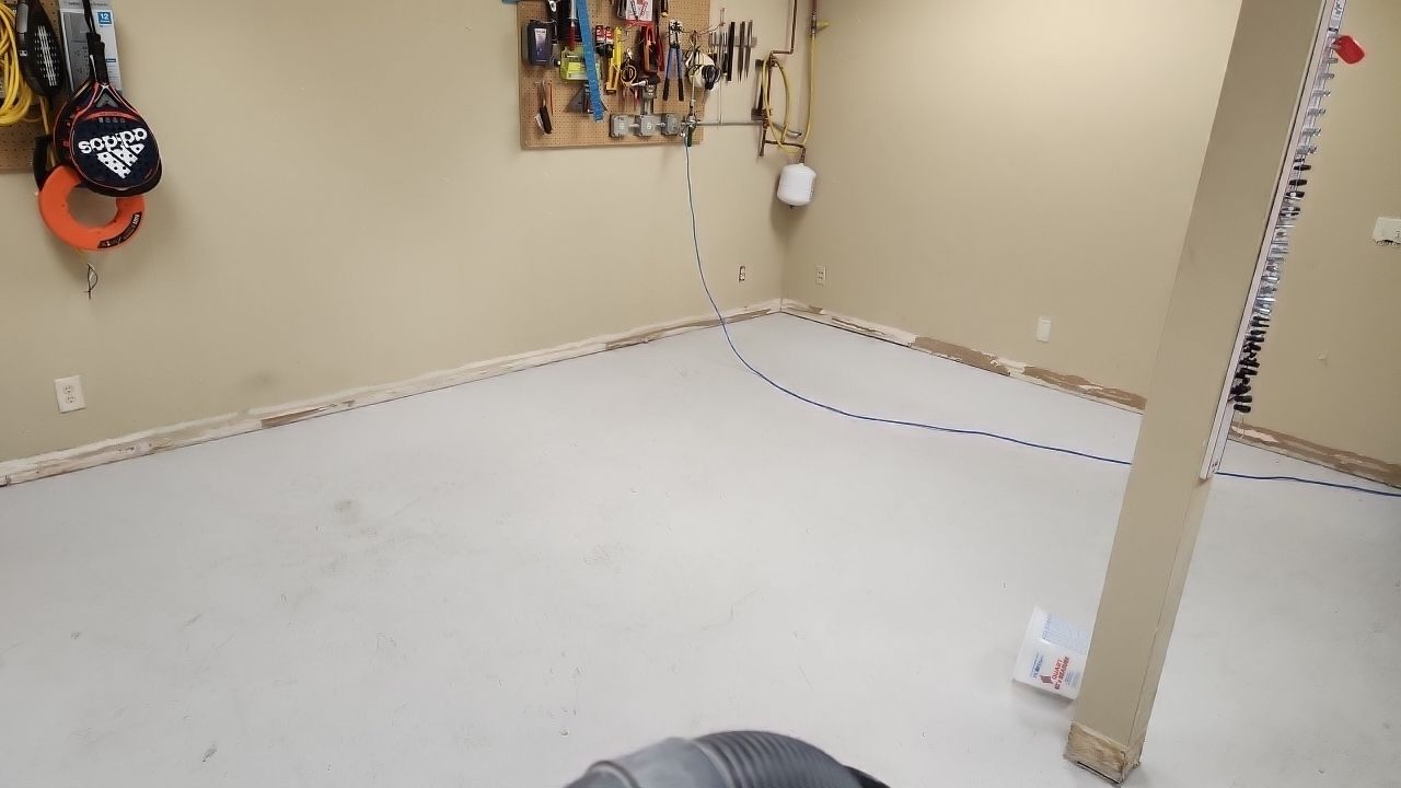 Commercial Floor Transformation using 1/8 Tidal Wave by Croc Coatings, LLC