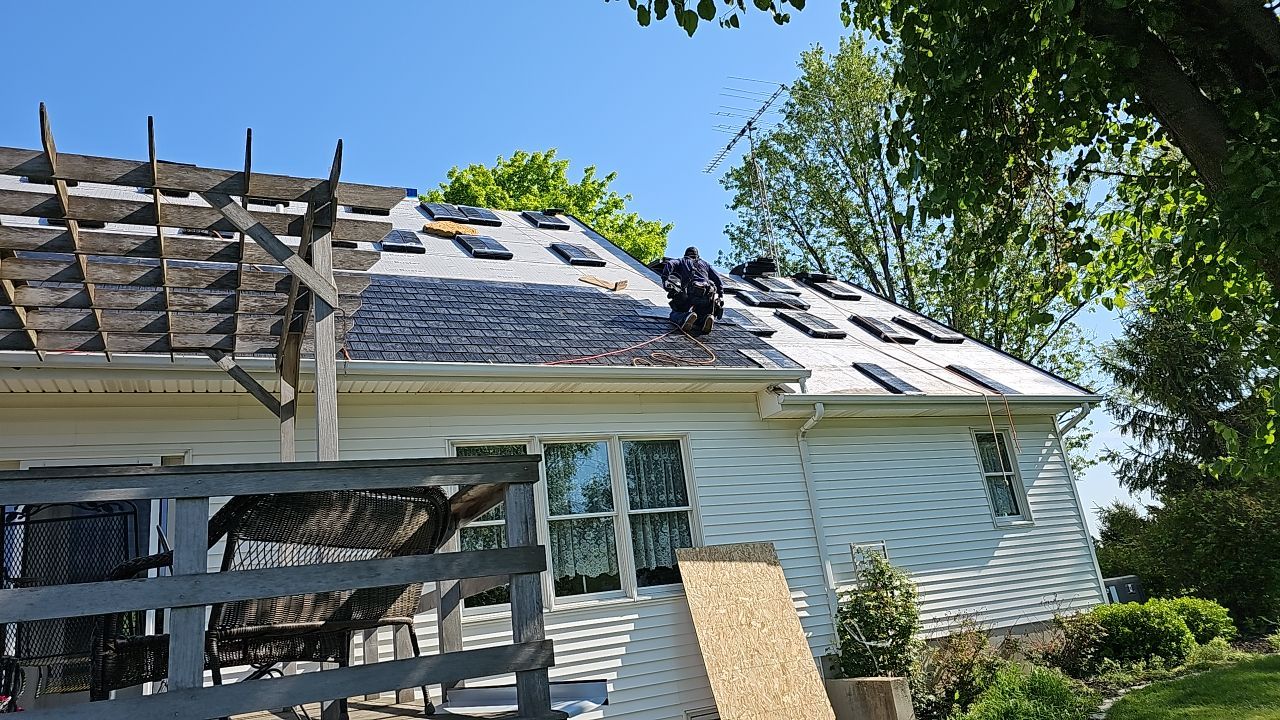 Residential Roofing Installation using Euro Shield Beaumount Shake Black by Nitro Roofing and Construction