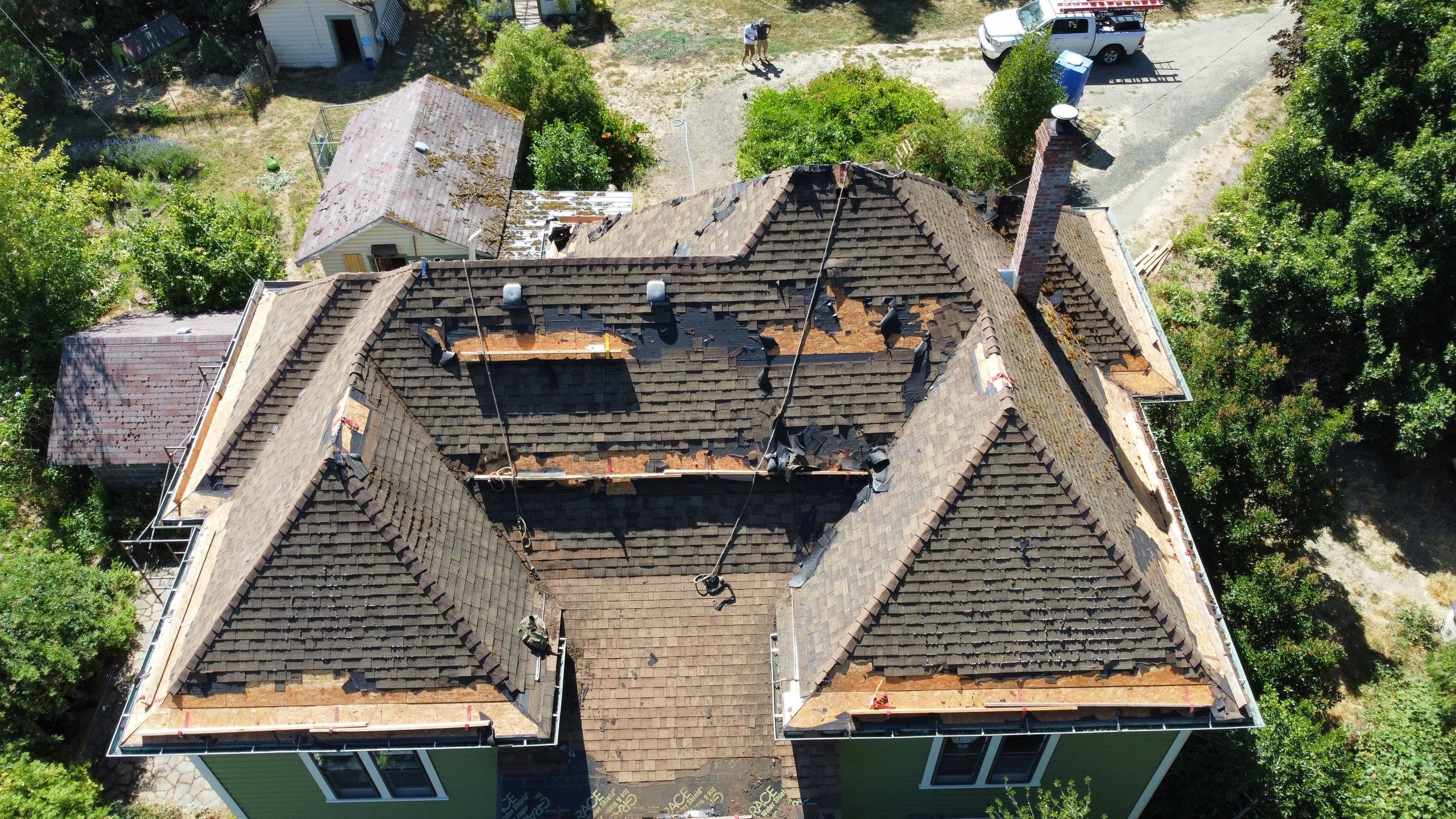 Residential Roofing Installation using Malarkey Vista AR Shingles by Orezona Building & Roofing Company, Inc.