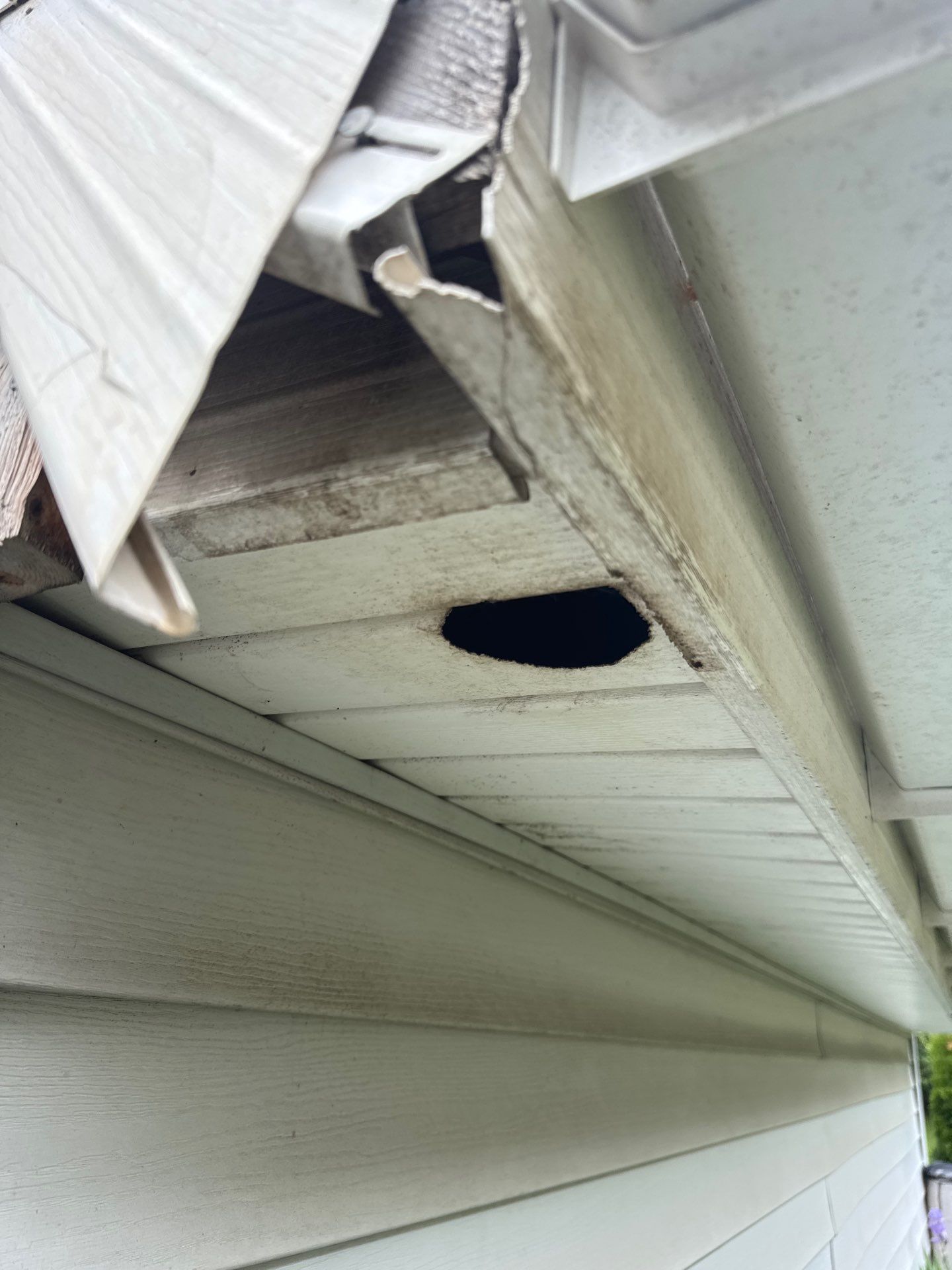 Exterior Vinyl Siding and Soffit Repairs in Salem Lakes by OCS Contracting Services