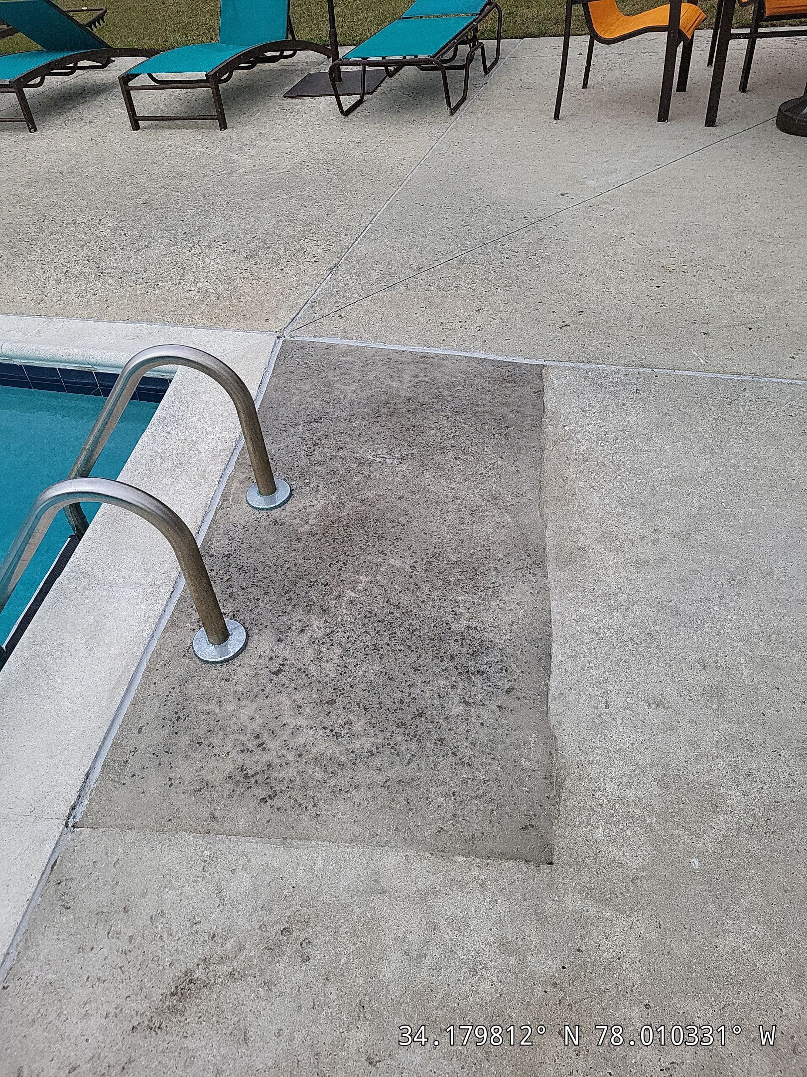 Brunswick Forest Poll Deck Concrete Repairs in Leland, NC by RGR Construction and Roofing, LLC