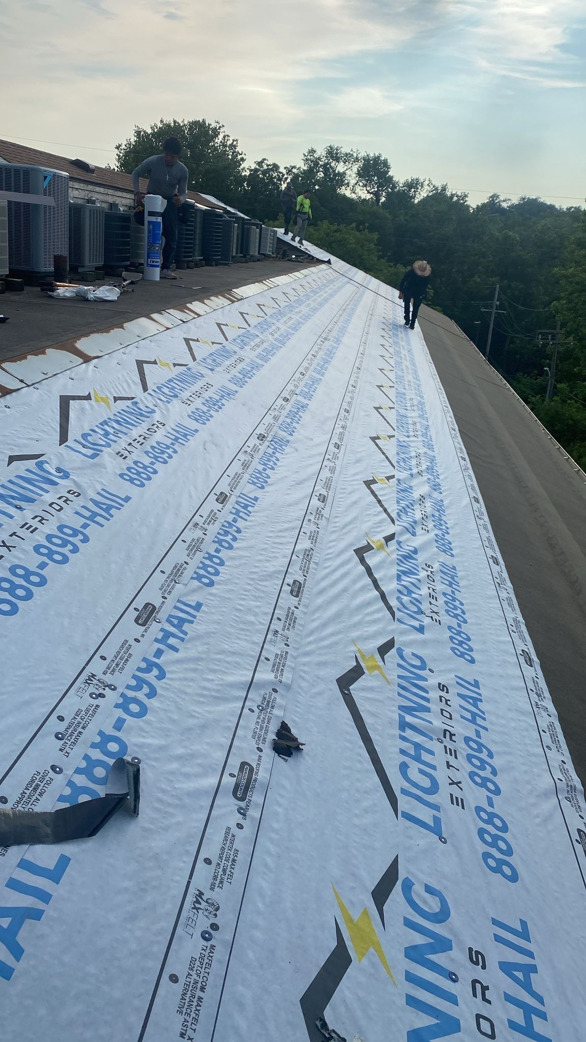 Lightning Commercial Restoration using Tamko Titan by Lightning Exteriors