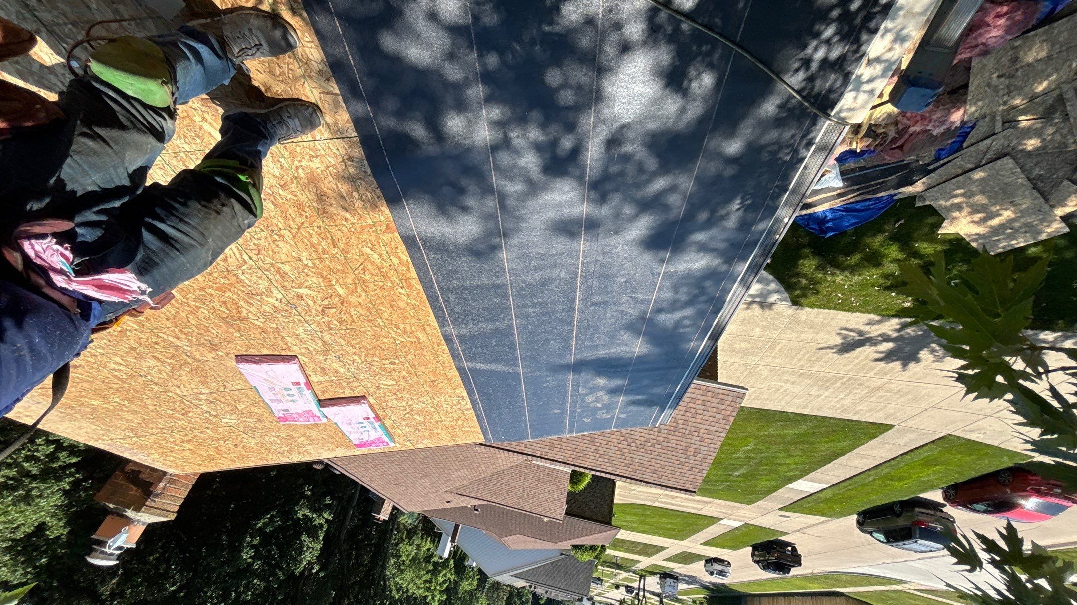 Roof Replacement using Owens Corning Estate Gray by 180 Contractors