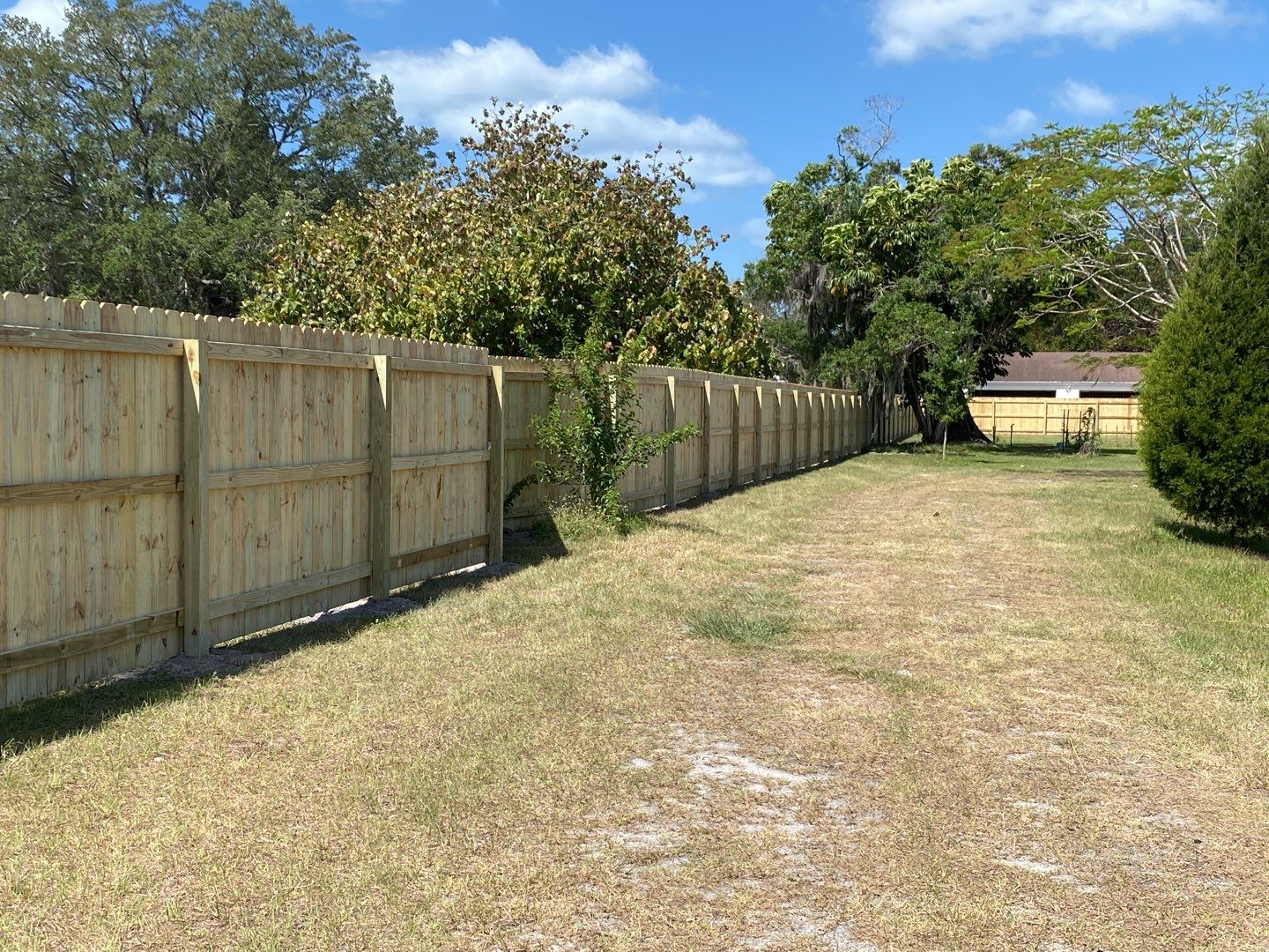 Bradenton, FL 6ft. Treated Board on Board Privacy Fence  by Asap fence and gates, LLC