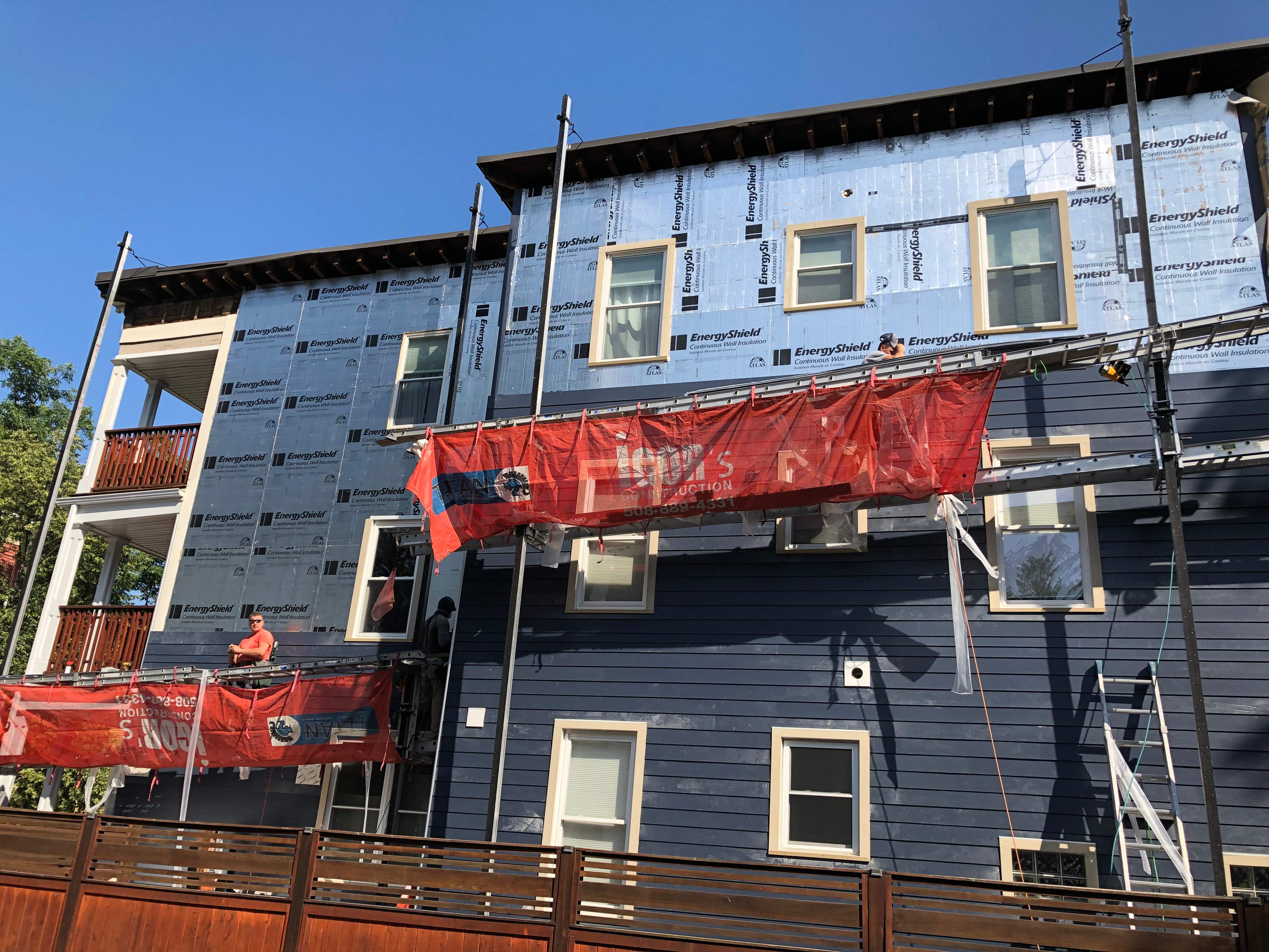 Siding Installation using James Hardie by UBrothers Construction