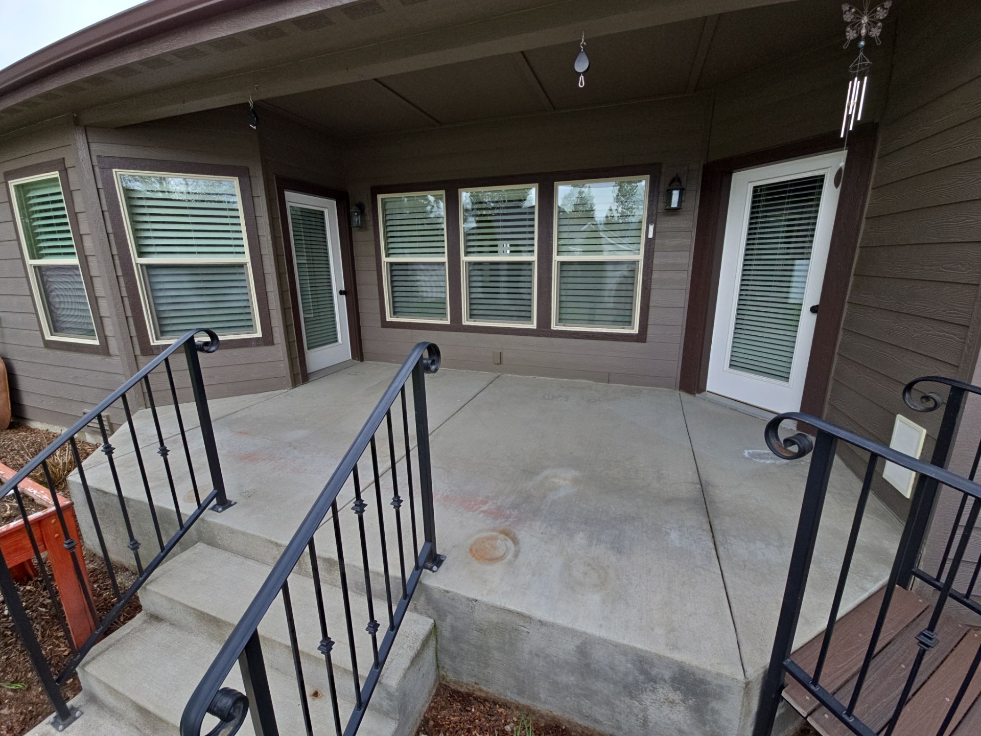 Patio Transformation using Sandstone by Croc Coatings, LLC