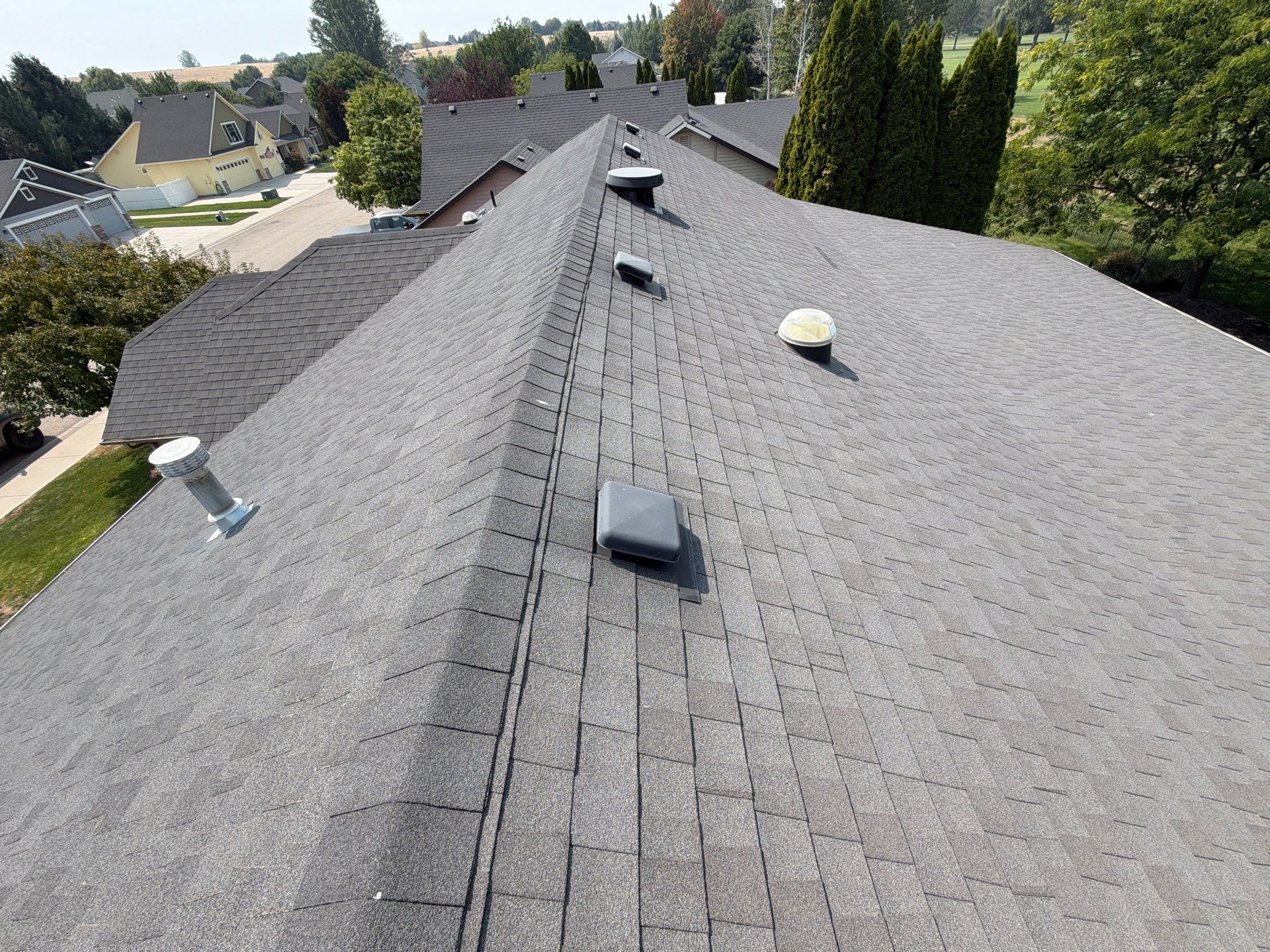 Residential Architectural Shingle Roof Replacement in Boise Idaho by Olive Roofing