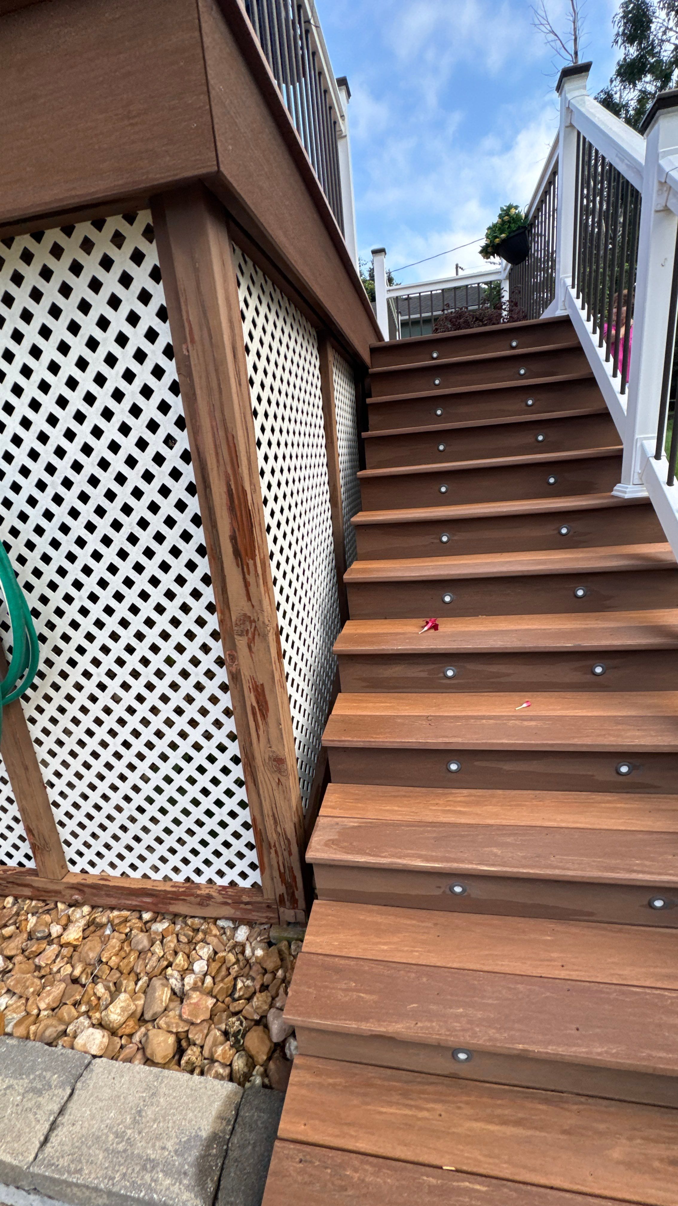 Exterior Wood Restoration & Deck Improvements by Legendary Services Company LLC.