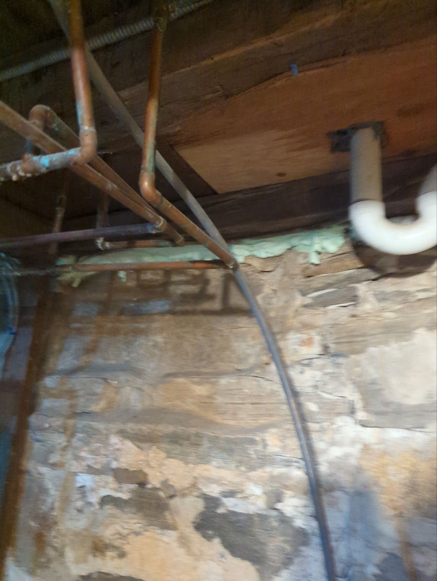 Rim Joist using Closed Cell Spray Foam by NYS Foam & Energy