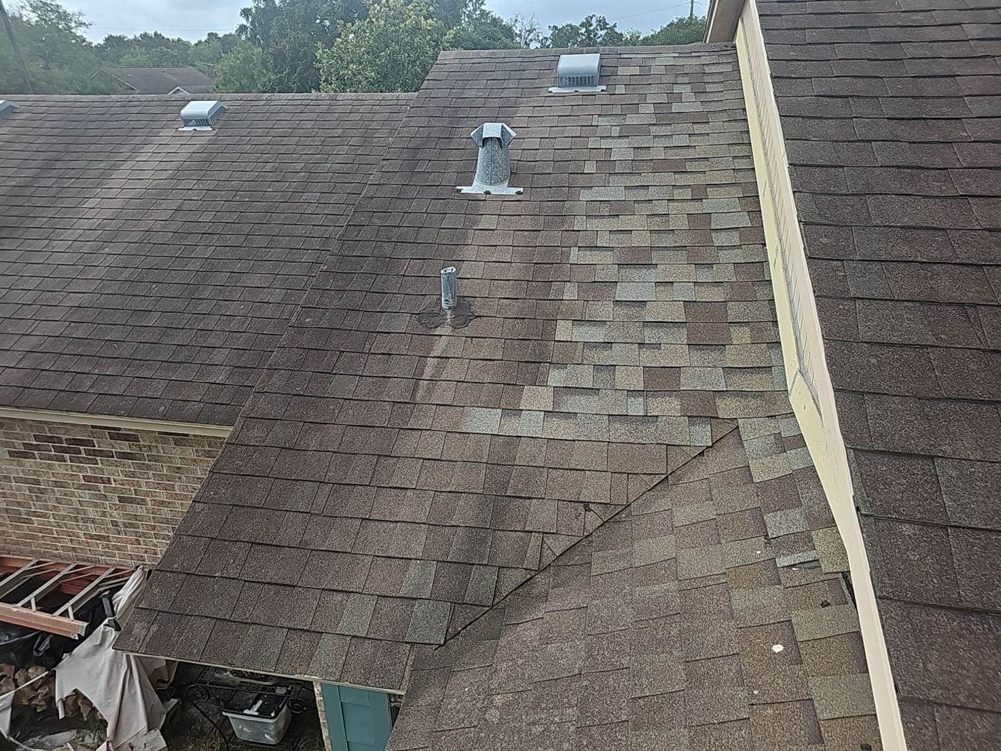 Residential Roofing Installation using GAF HDZ Weathered Wood by Lighthouse Roofing