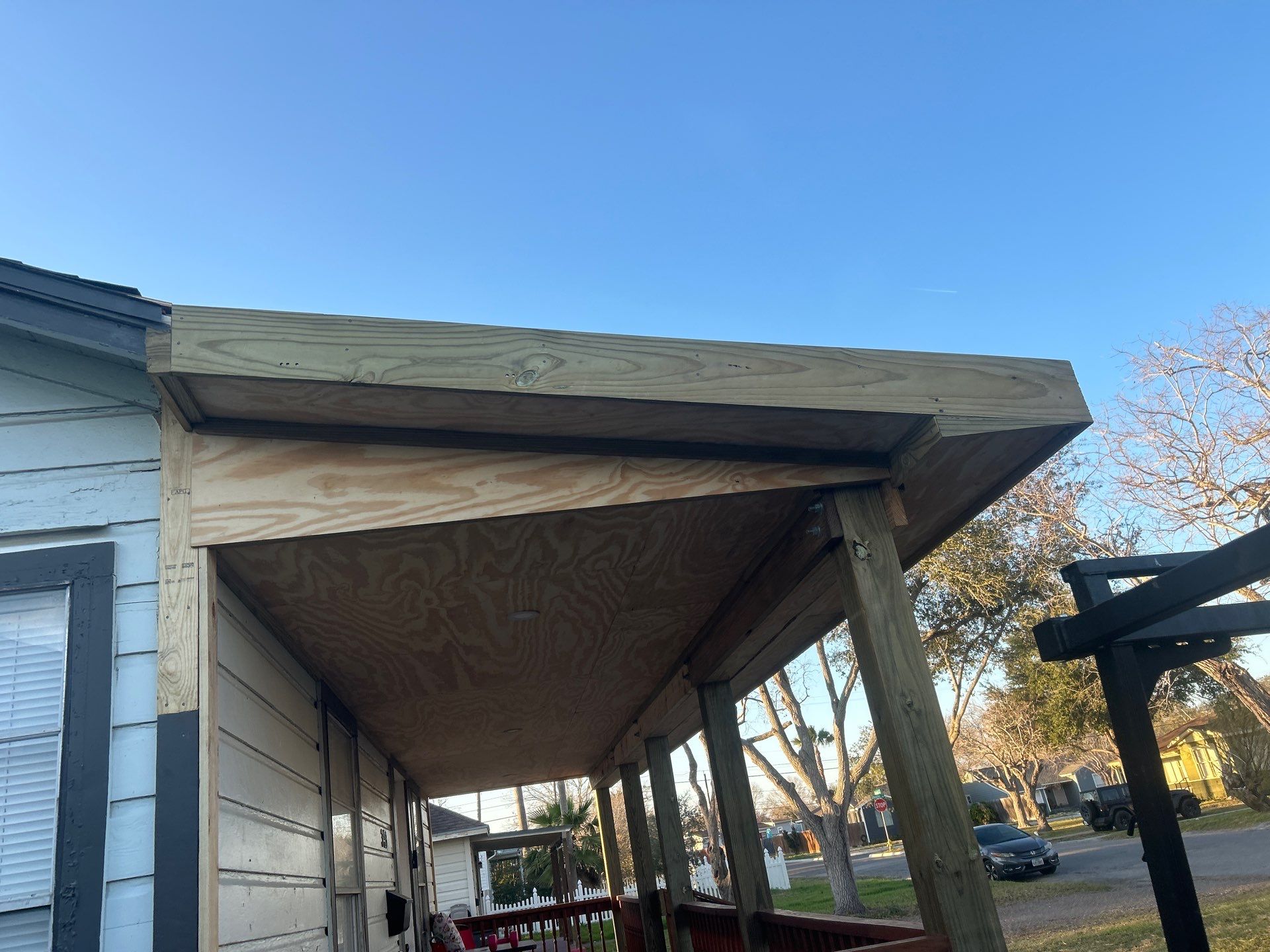 Over Engineered Patio by Bayfront Roofing and Construction