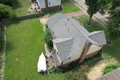 Storm Restoration: CertainTeed Landmark in Weatherwood – Germantown, TN