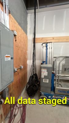 Structure Cable Installation  using Cat 6 Cabling 
