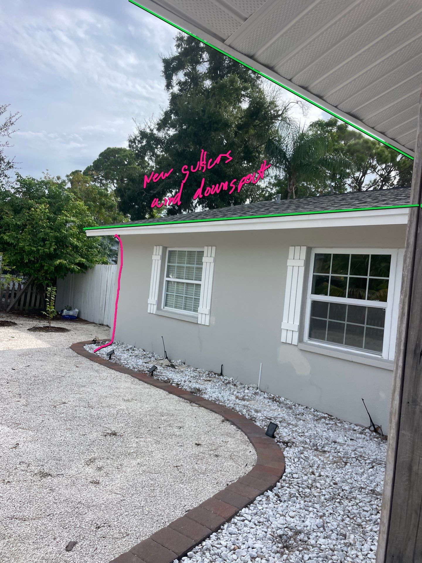 6-inch K-Style Gutter Installation in Sarasota FL by Gutter Professors