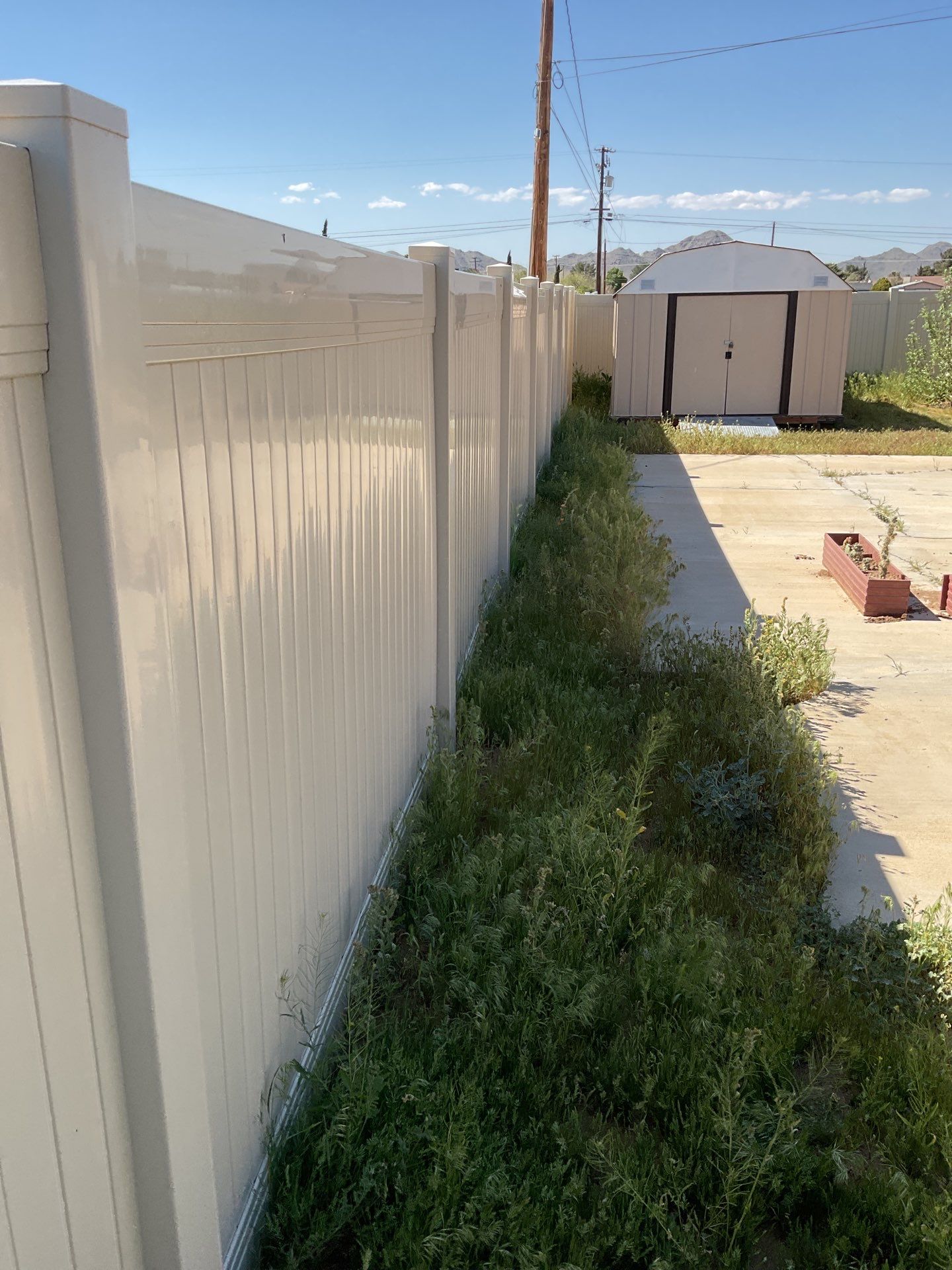 Fence Installation using Vinyl by Fence Guys Inc. 