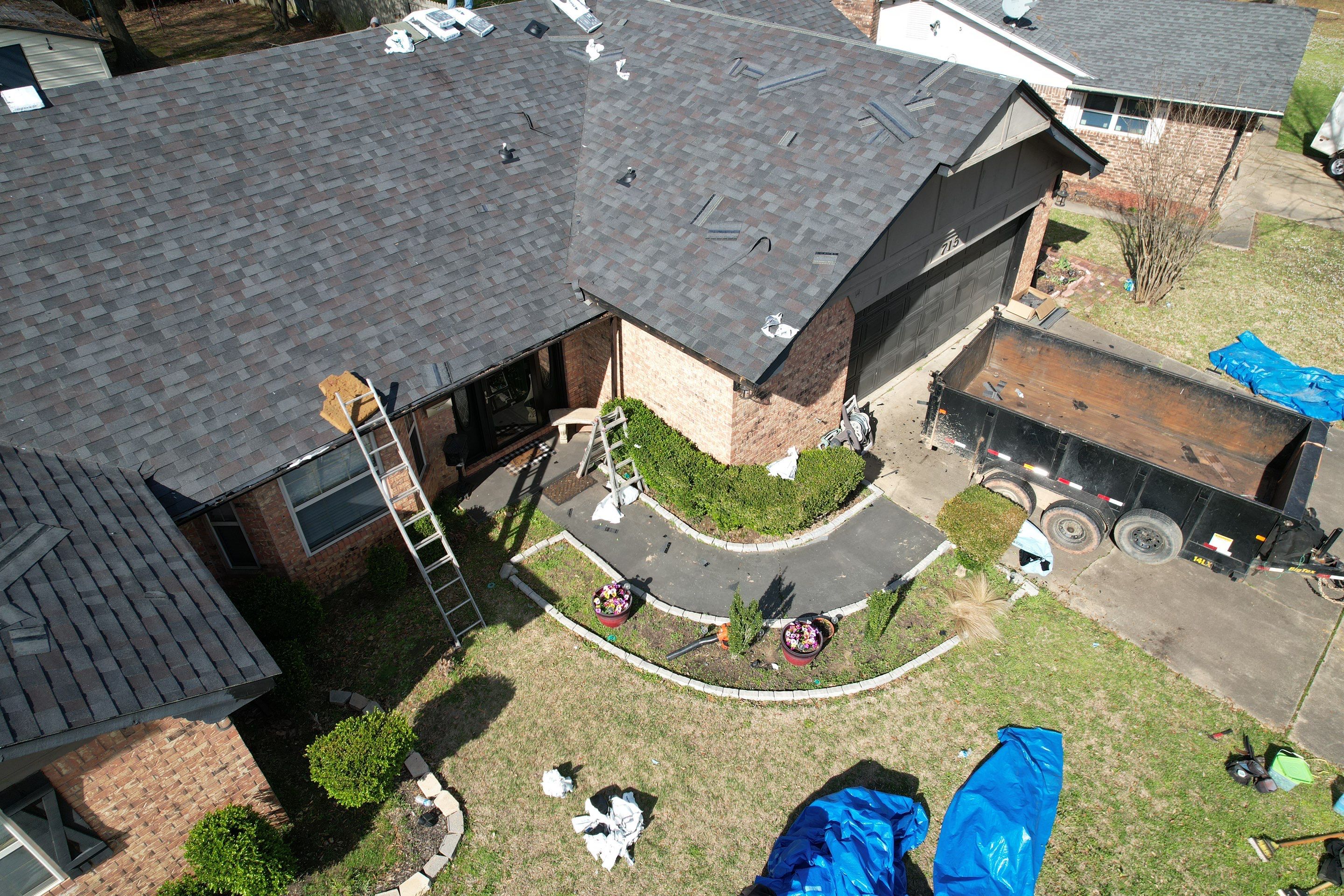 Residential Shingle Reroof using Malarkey Highlander NEX by Hostetler Roofing