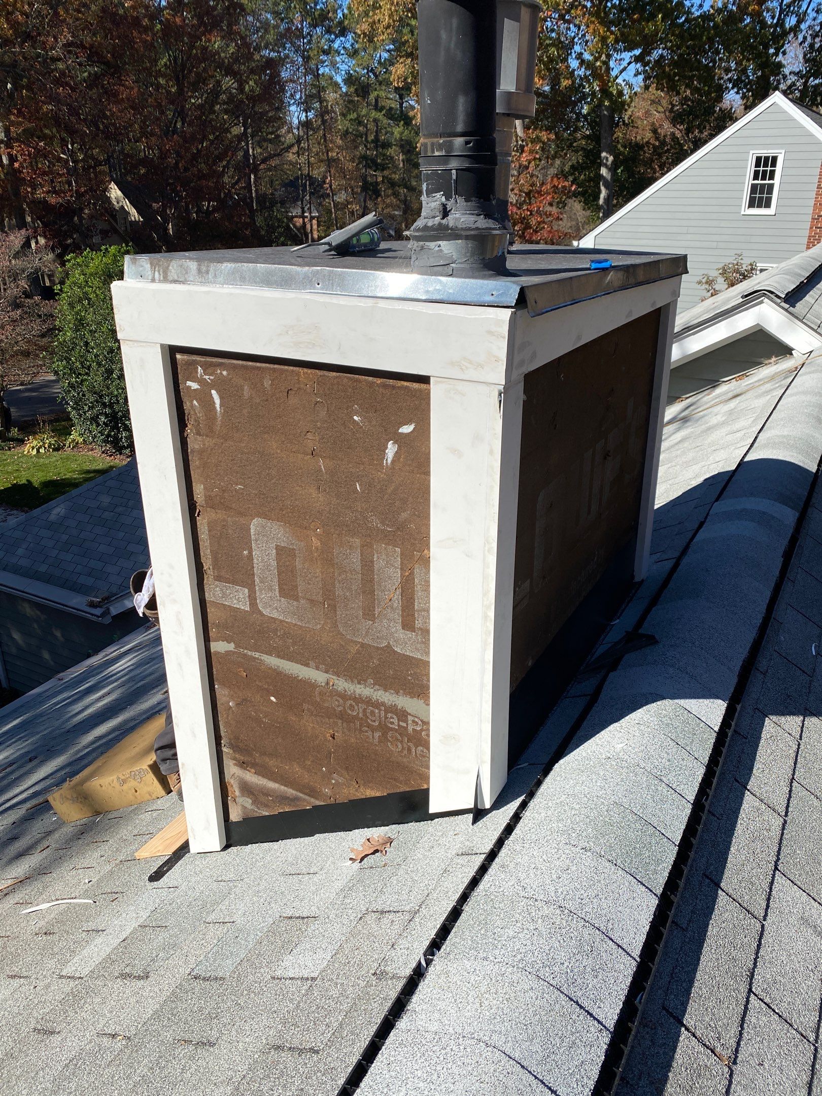 Roof Repairs/Chimney Siding  by Pro Performance Roofing