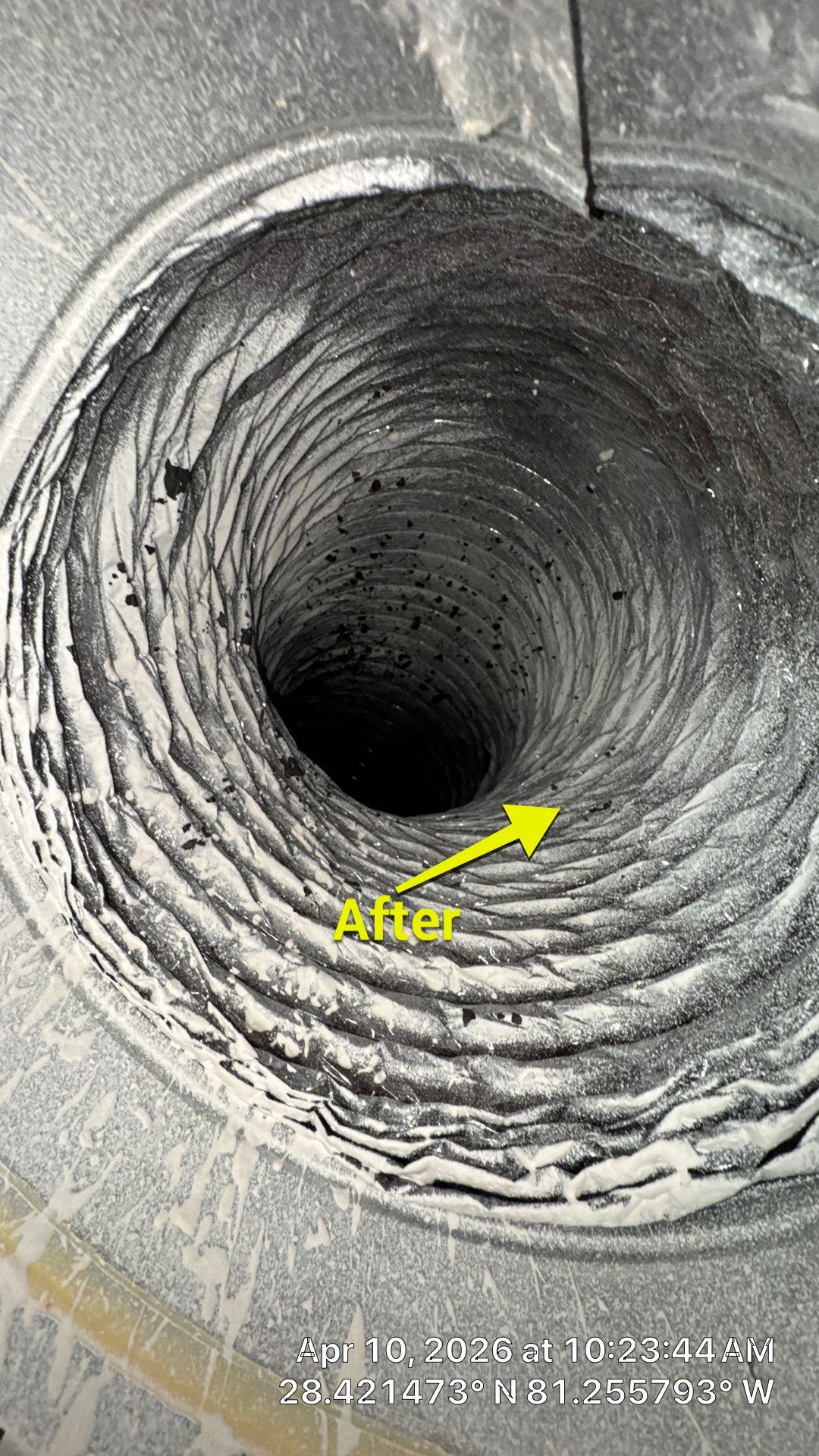 Air Duct Bath Fan Exhaust Cleaning in Orlando by Hygienic Air, Inc