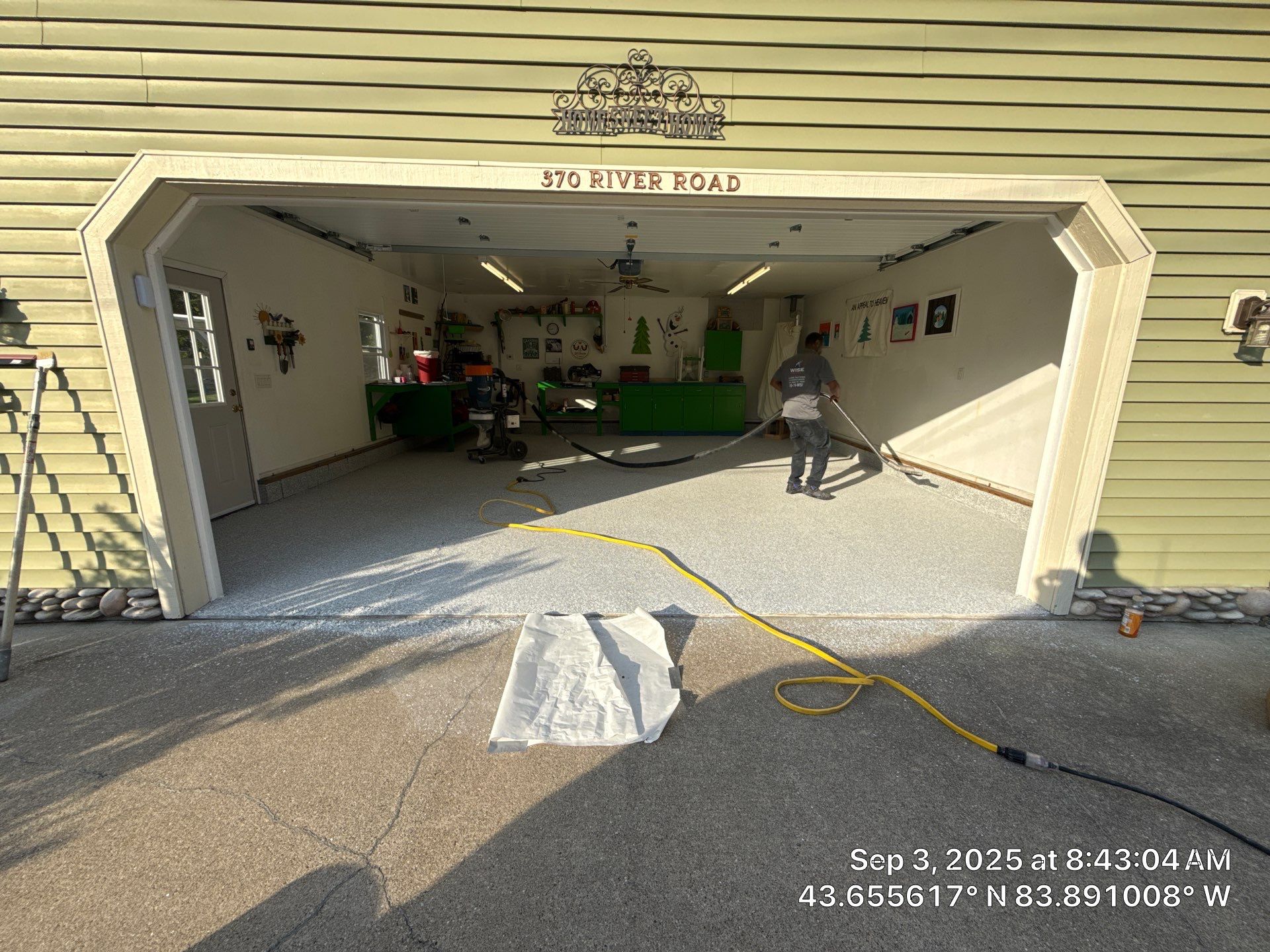 Project in Bay City by Wise Coatings of Central Michigan