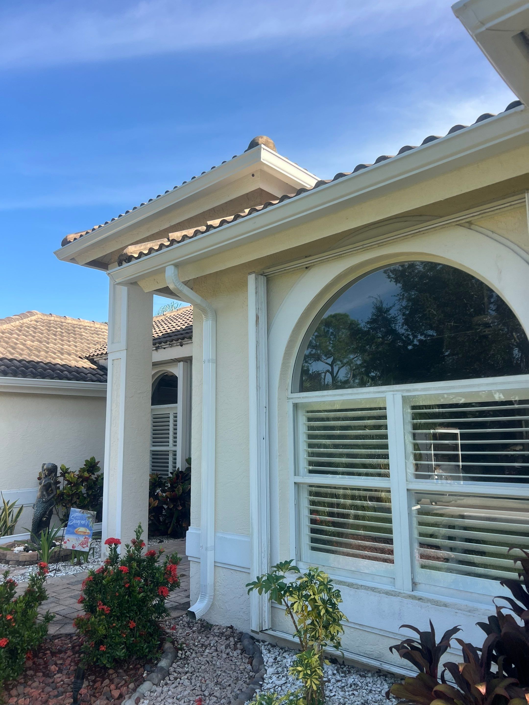 Downspout Installation in Sarasota FL by Gutter Professors