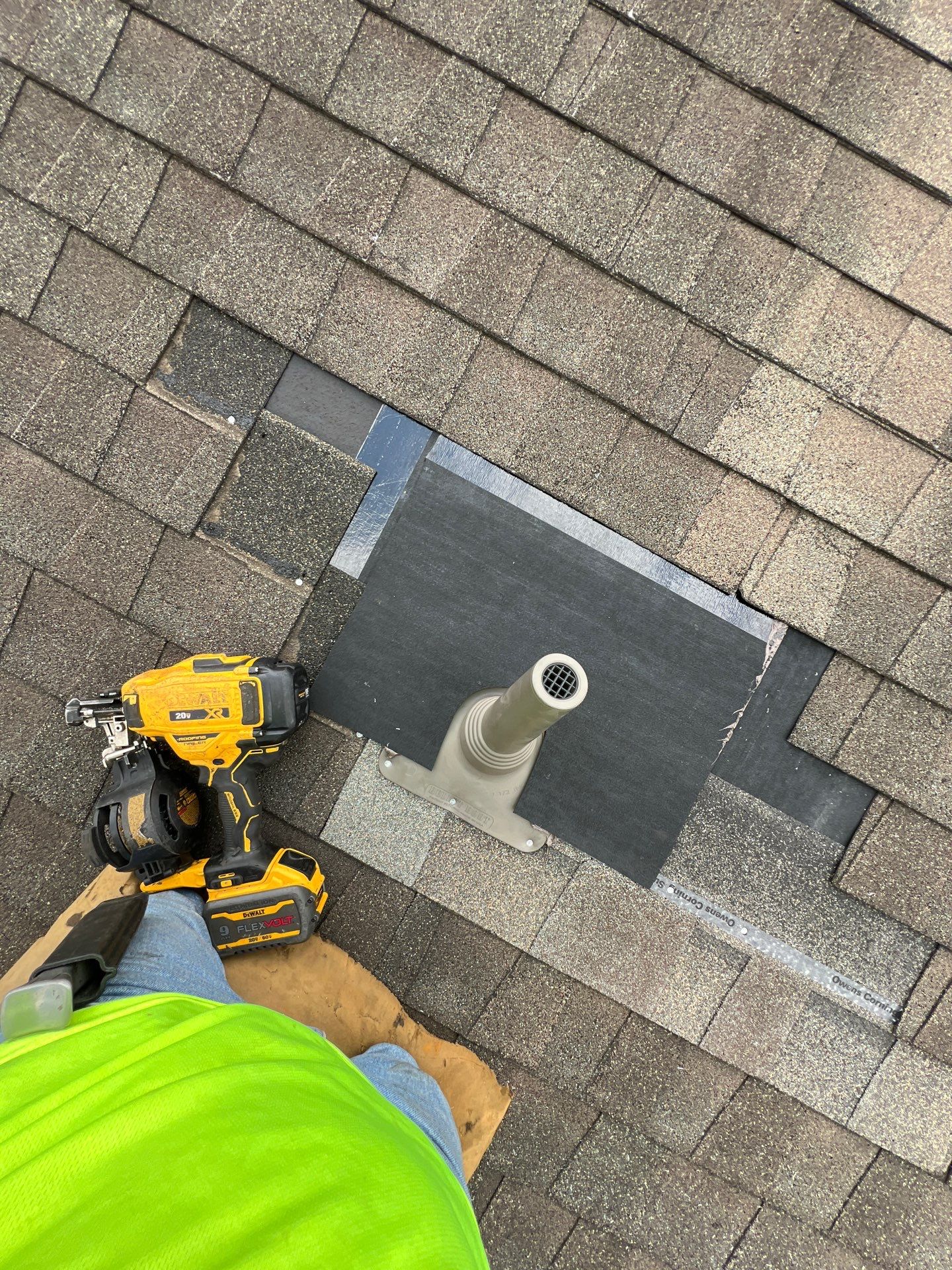Hail Damage using Owen's Corning Duration (Lifetime) Shingles by Roof Repair Services LLC