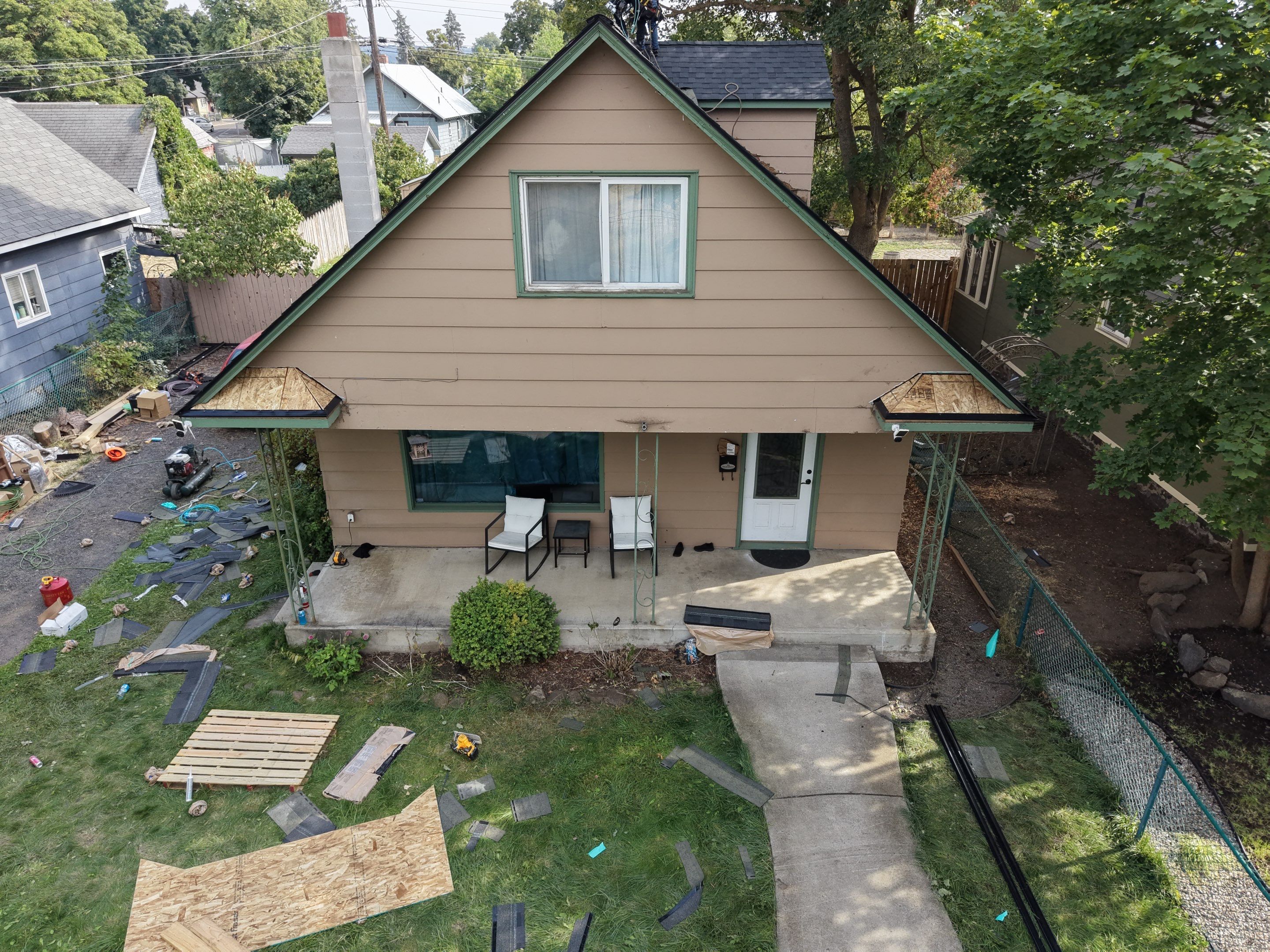 Residential Roof Replacement and Structural Decking Repair in Spokane by Alpine Roofing