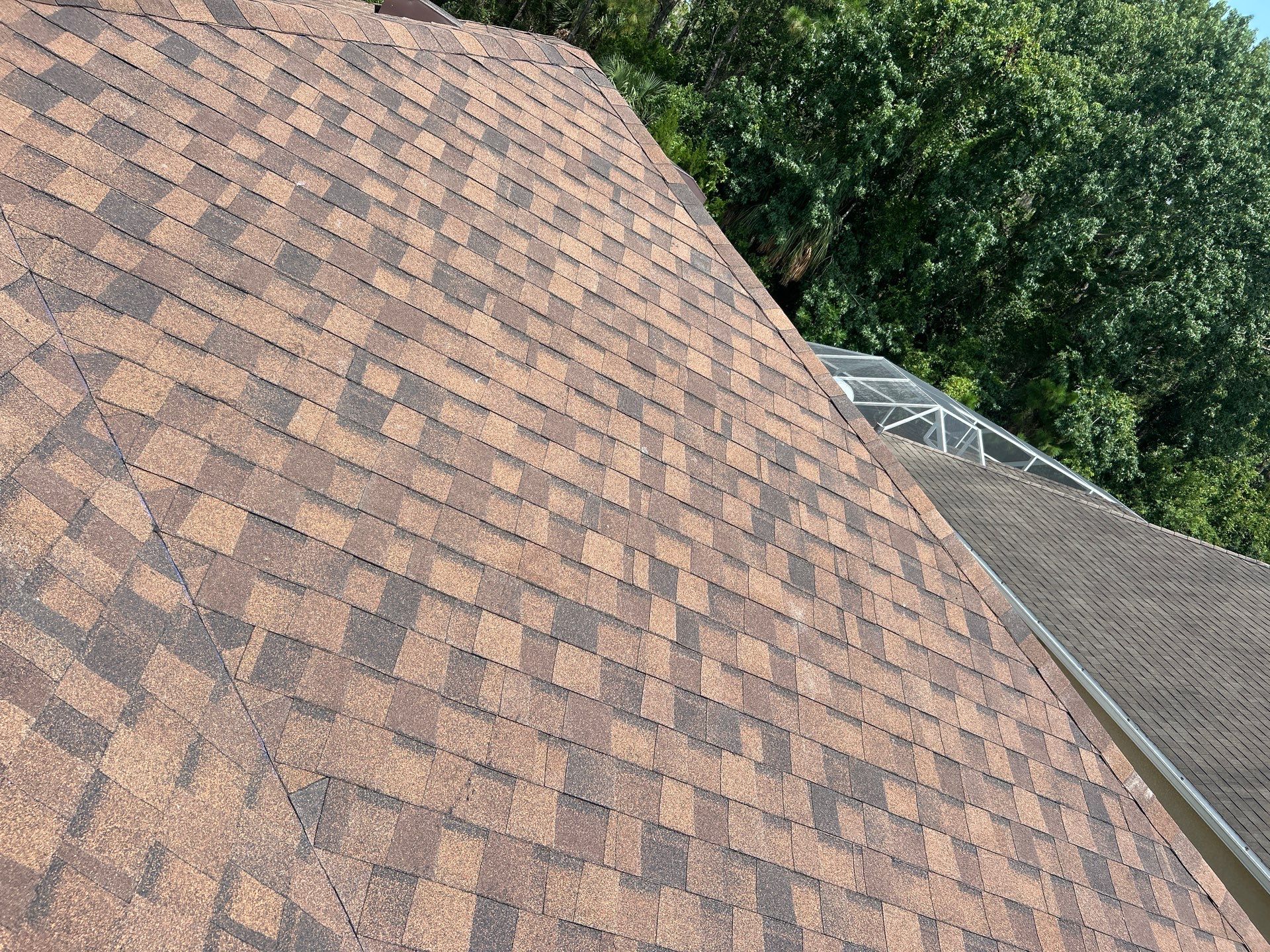 Complete Residential Roof Replacement in Port Orange Featuring Burnt Hickory Shingles by Pinnacle Roofing Group
