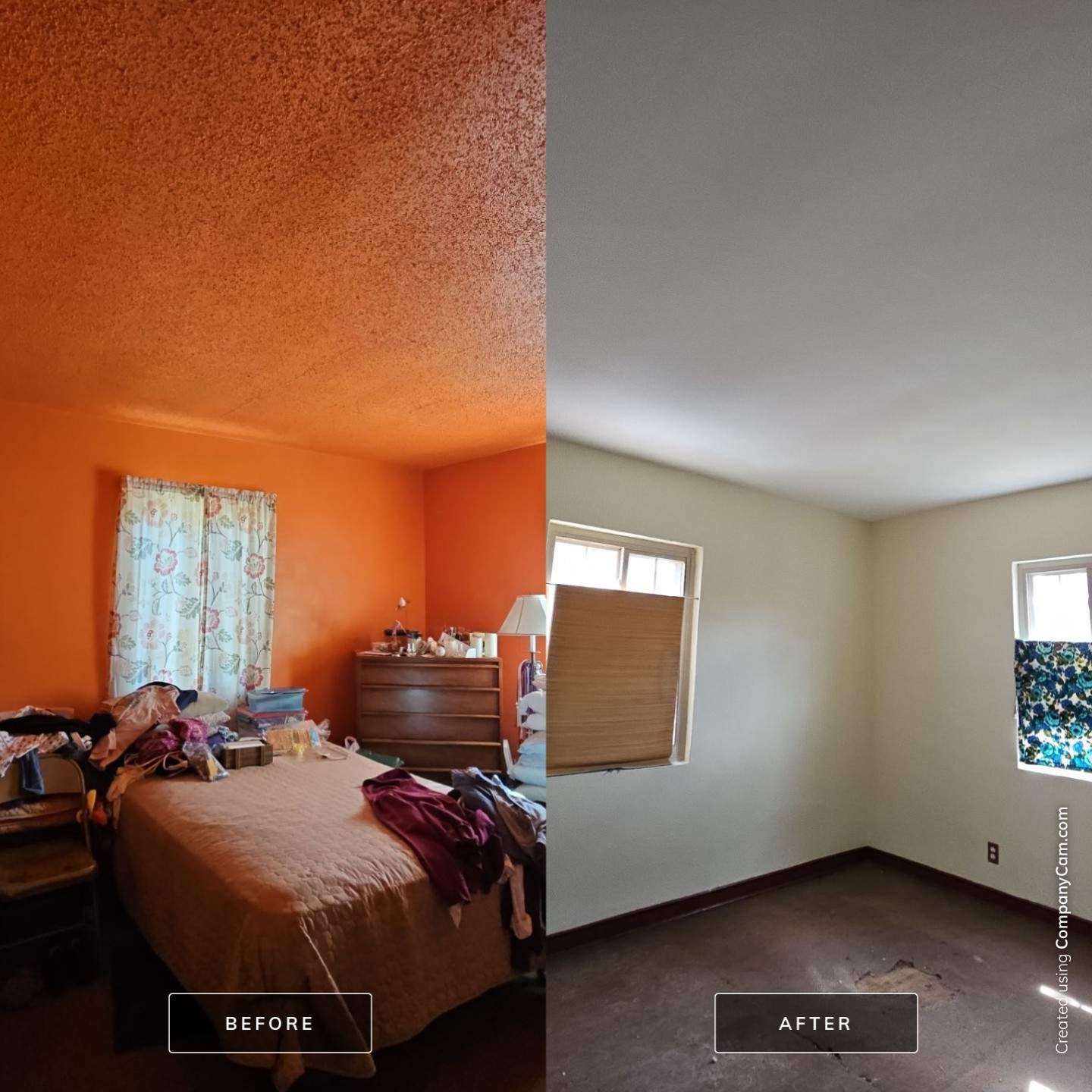 Interior Painting with Popcorn Ceiling Removal by Regal Renovate