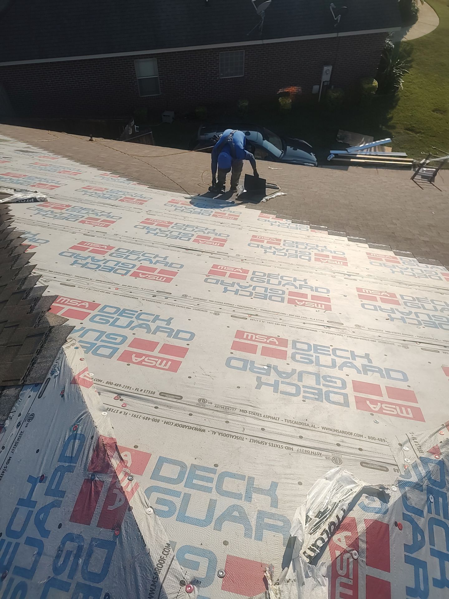 Residential Roof Replacement using ATLAS PROLAM WEATHER WOOD by Elite Roofing LLC