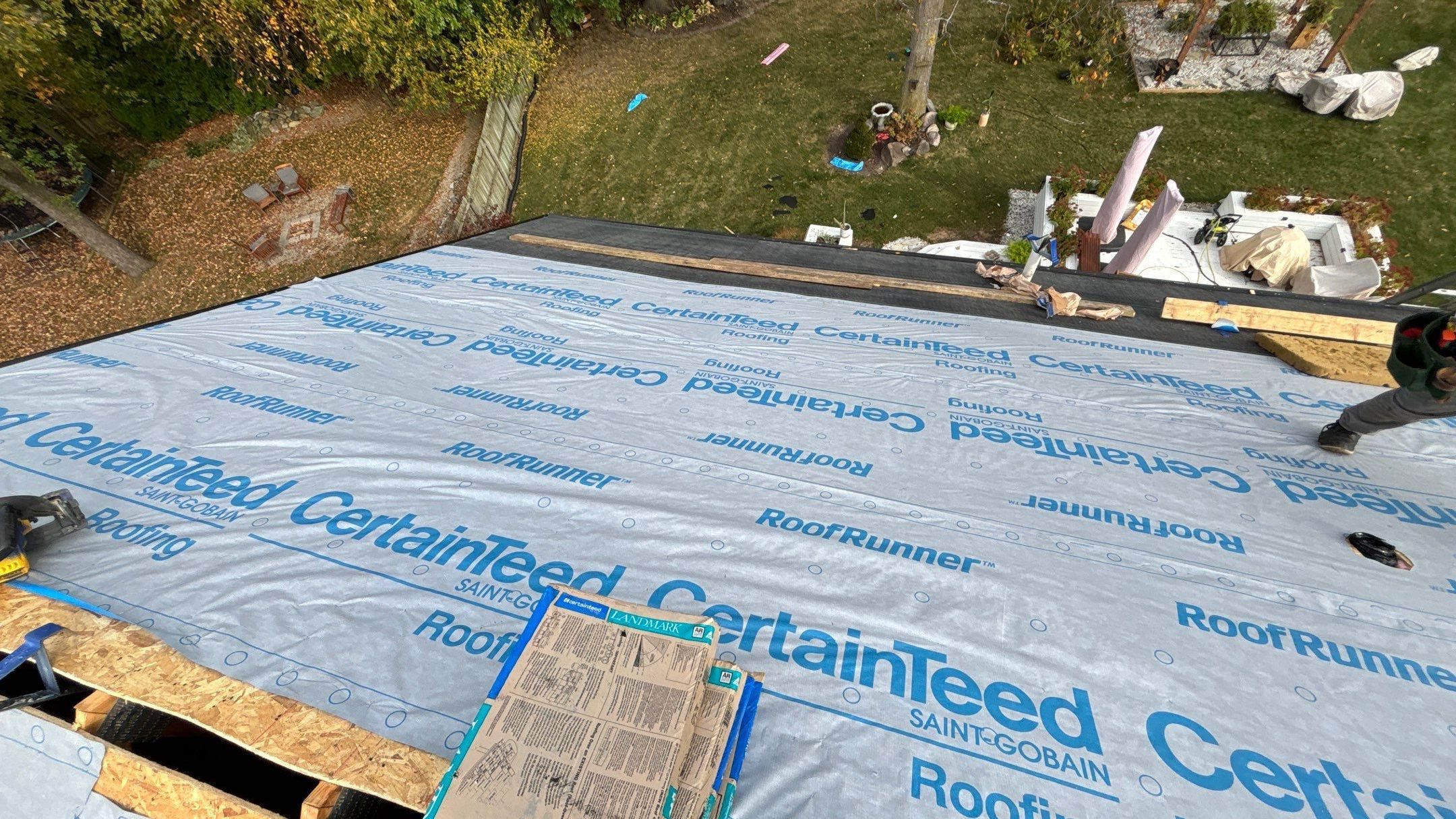 Roof Replacement using CertainTeed Landmark by 180 Contractors