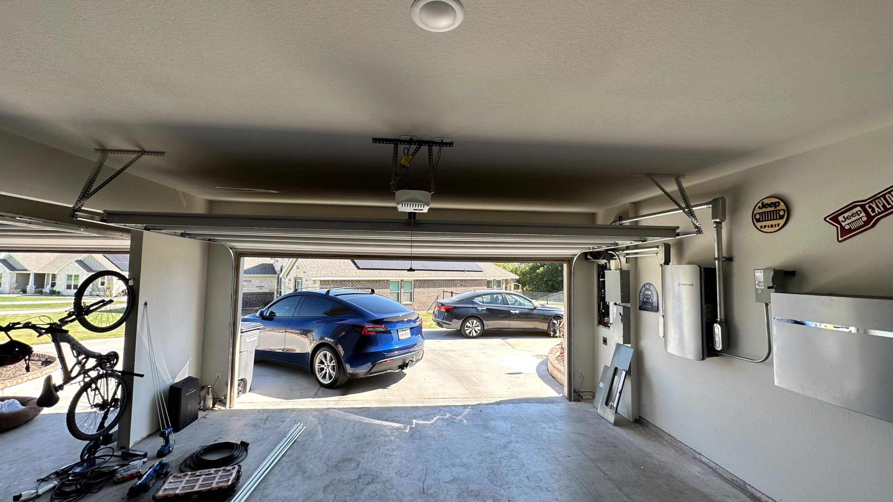 Tesla Wall Connector. Can lights. Spa disconnect. Exterior Outlets.  by Get Stoked Renovations