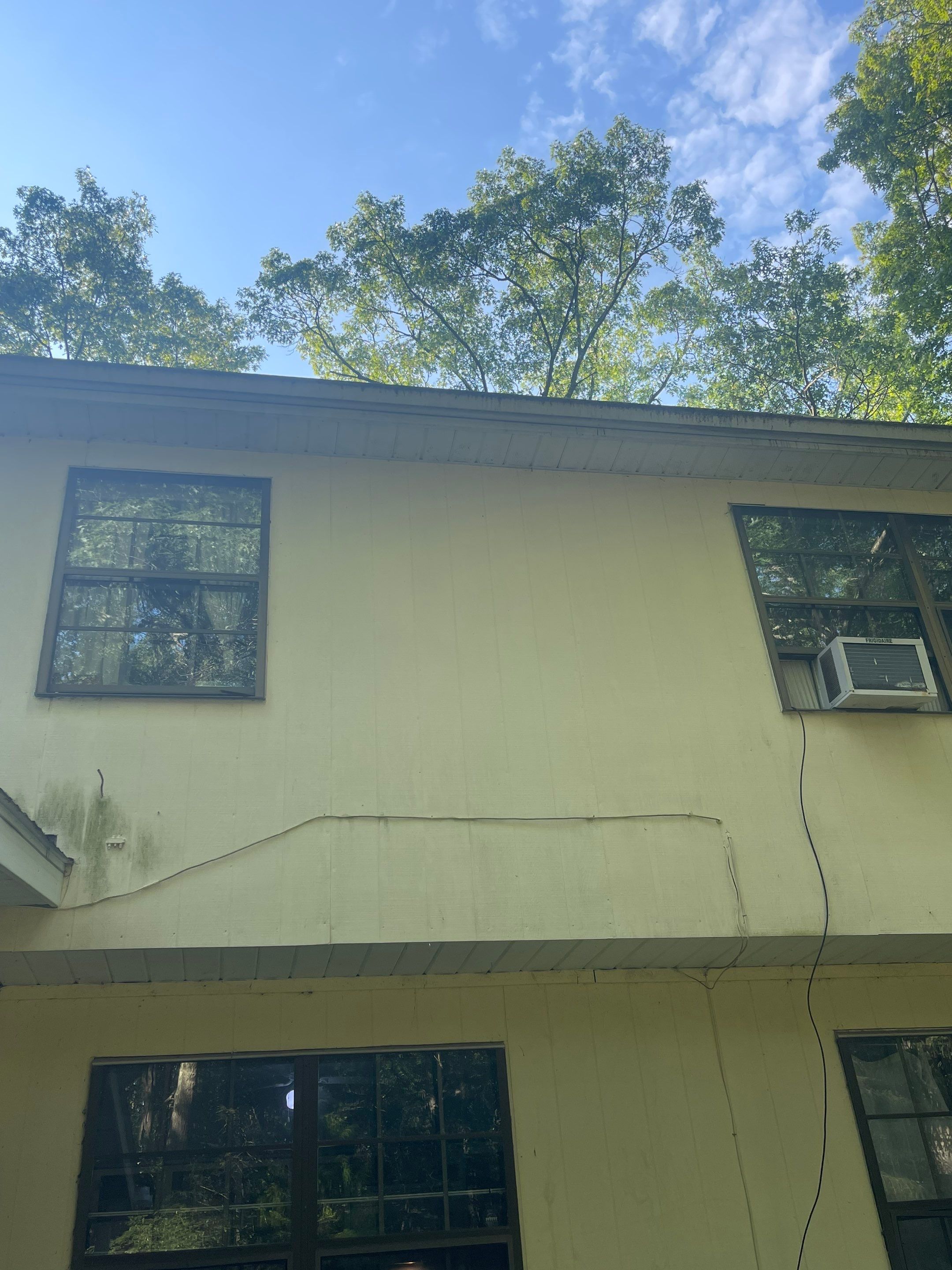 Residential Cleaning using Carbon Fiber Polls & Blower by SJ Exterior