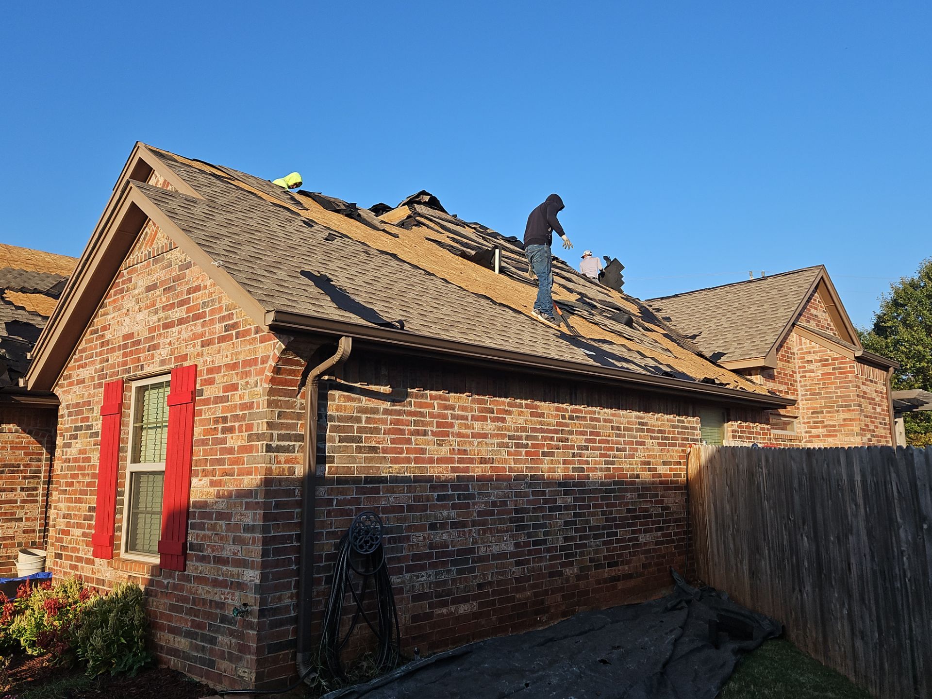 Roof Replacement Project in Yukon by Z Construction & Roofing, LLC