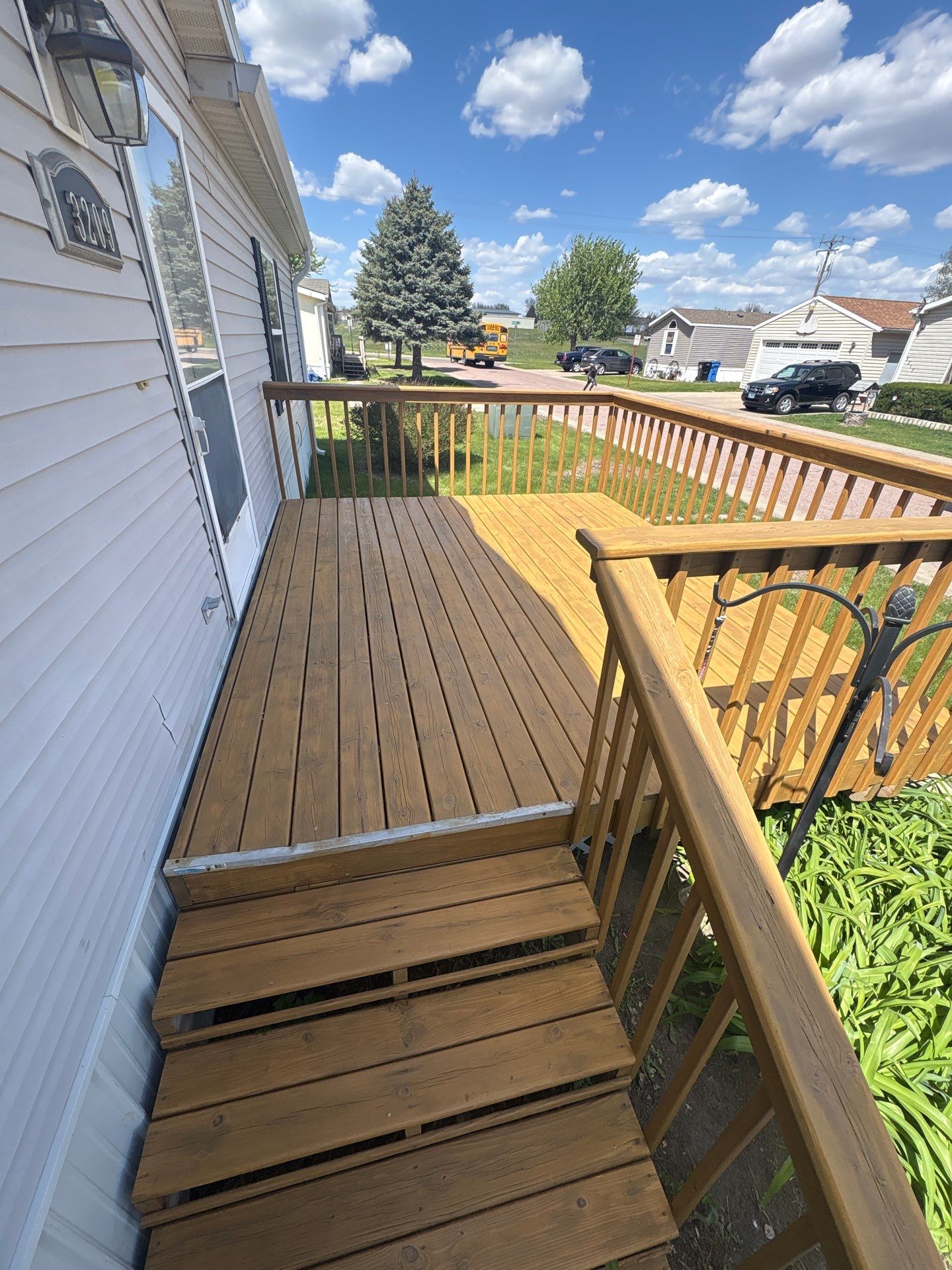 Wood Deck Staining and Interior Paint Refresh in Sioux Falls by Select Painting, Coatings & Garage Cabinets