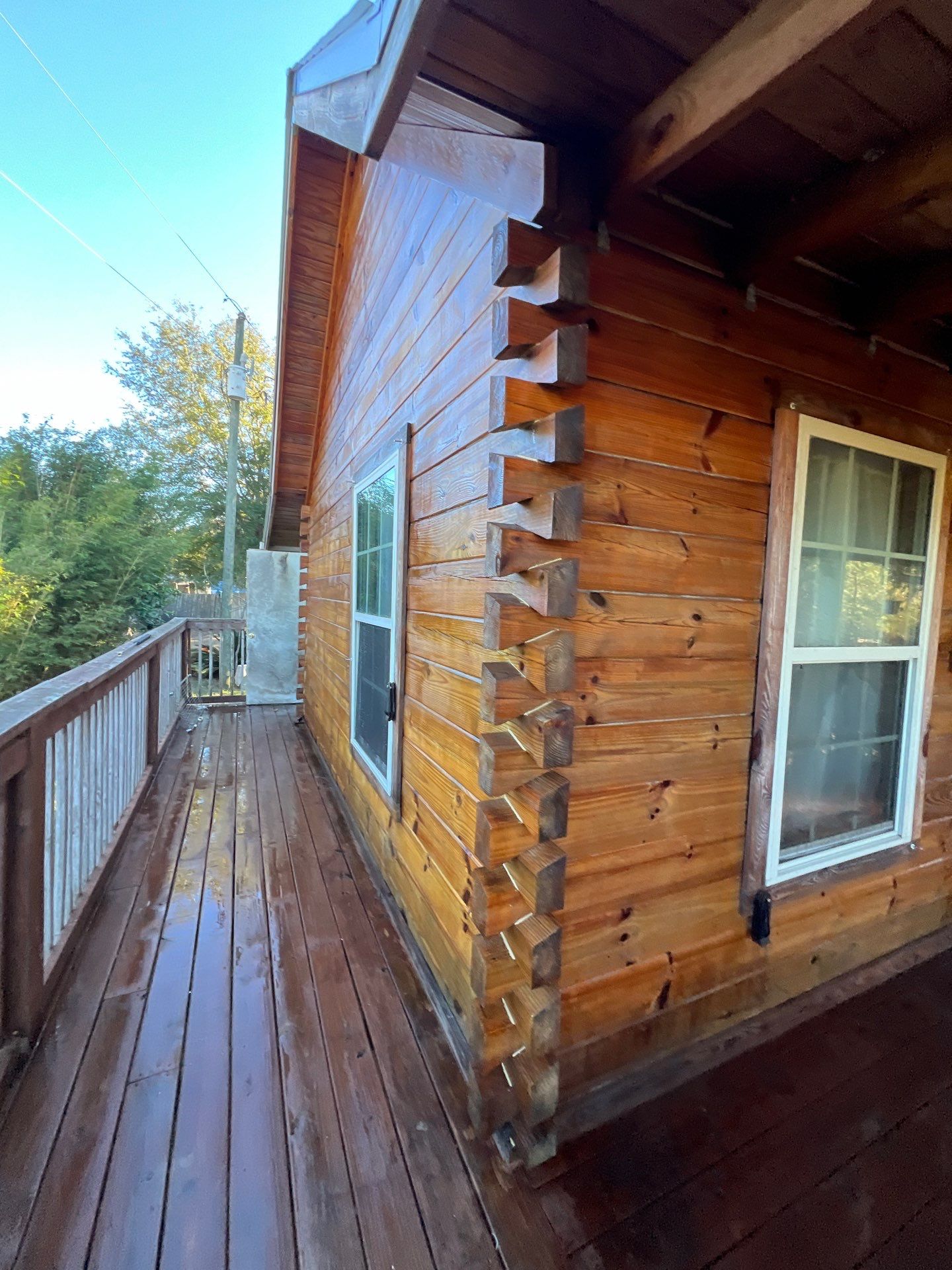 Cabin using Wood Sealant by DuraSeal