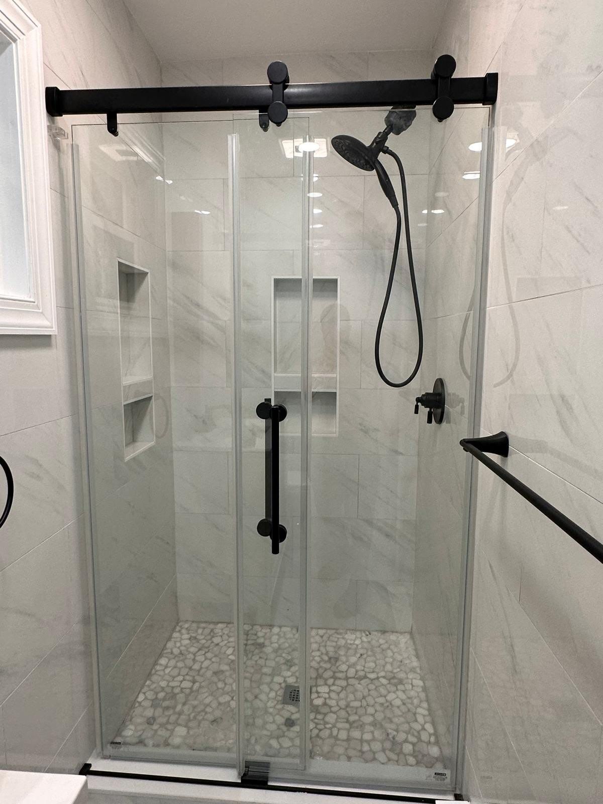 Bathroom Remodel using Tile by Home Concepts Construction