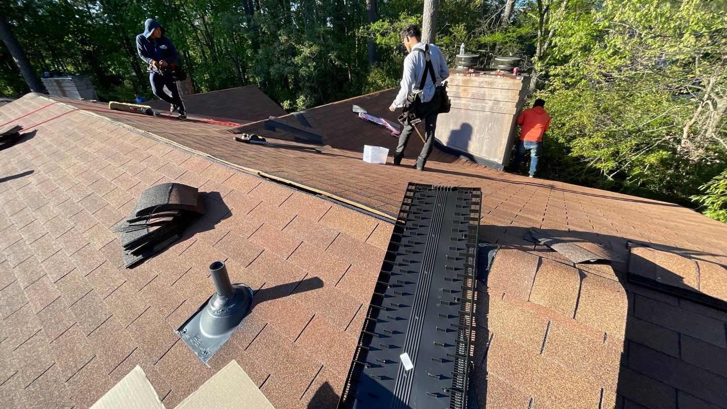 Commercial Roofing Installation using Owens Corning Autumn Brown by Inspector Roofing and Restoration