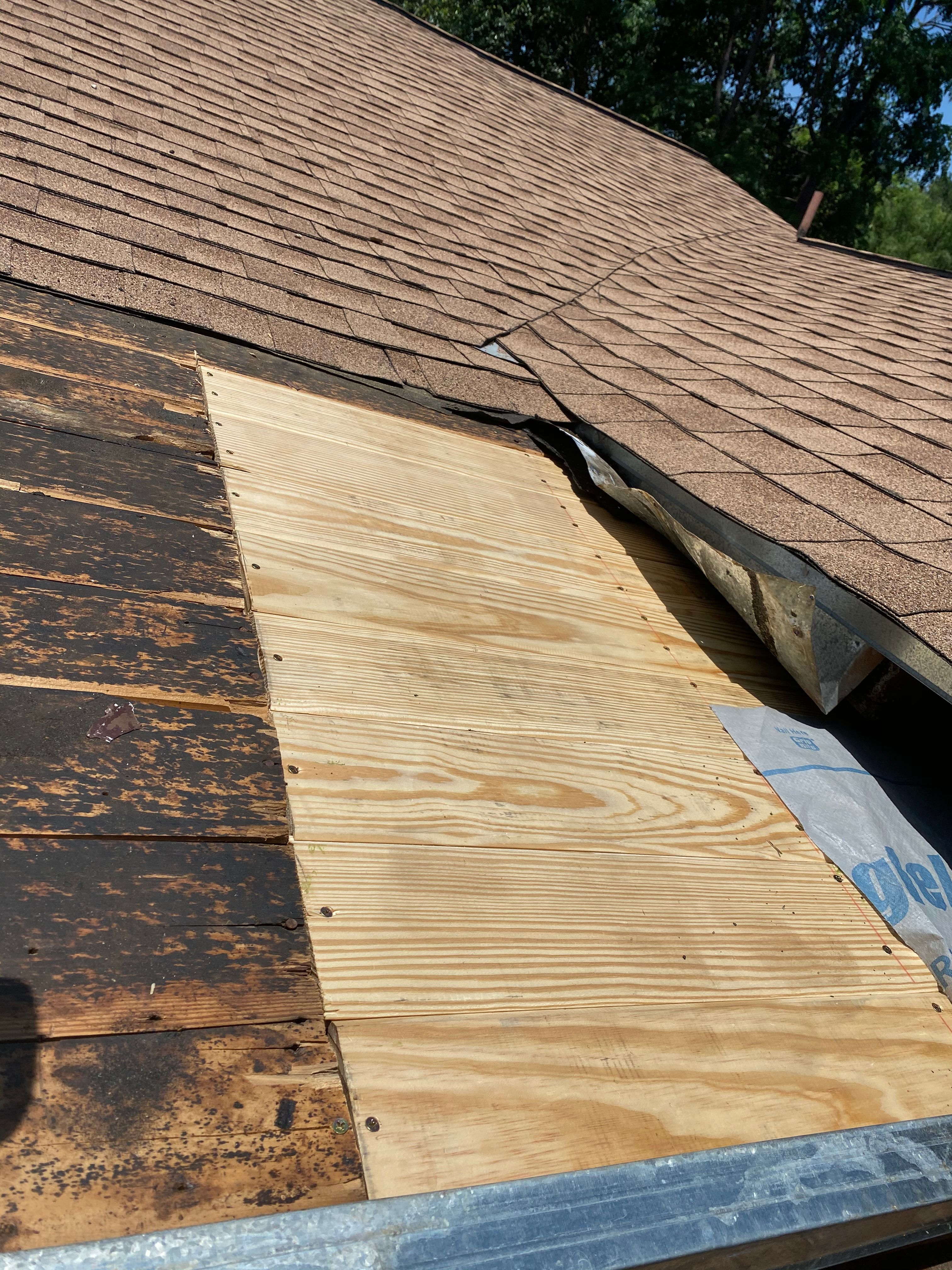 Residential Roof Replacement using Owens Corning 30 year Architectural Shingles by Premier Roofing and Contracting