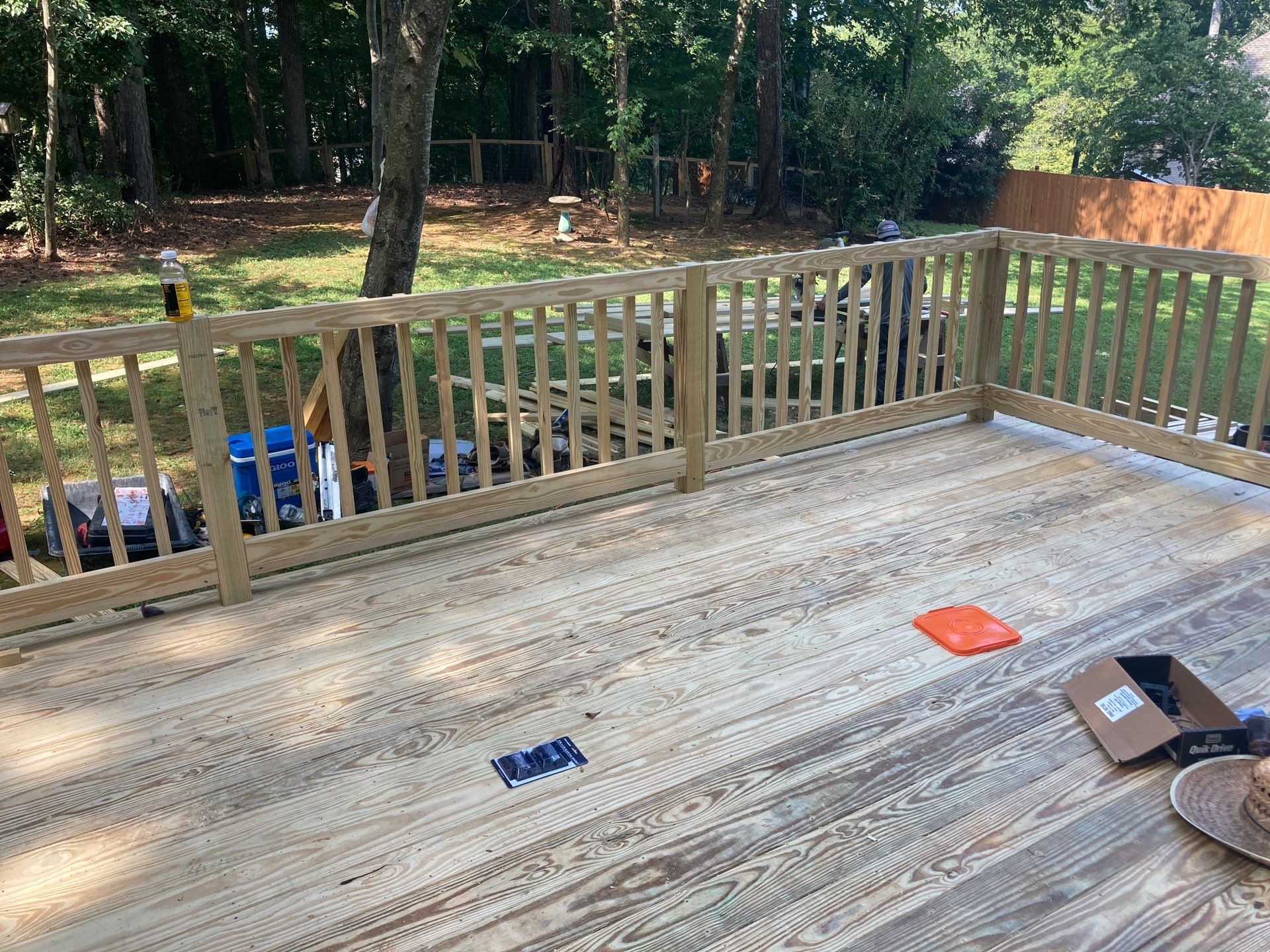 Pressure Treated Wood Resurface by Nelson Exteriors 