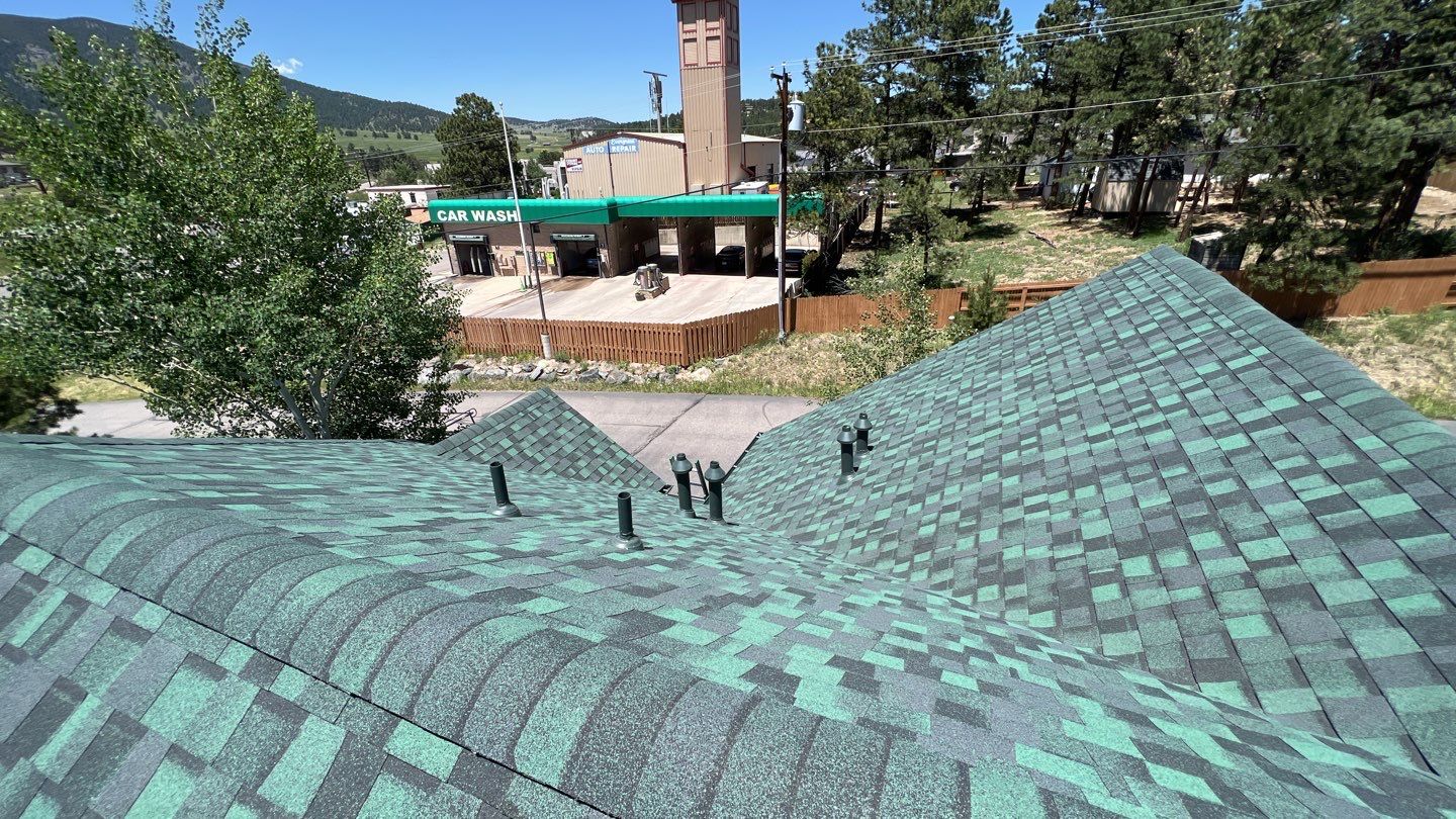 Commercial Roofing Installation using CERTAINTEED NORTHGATE CLIMATE FLEX HD-- HUNTER GREEN by A to Z Roofing