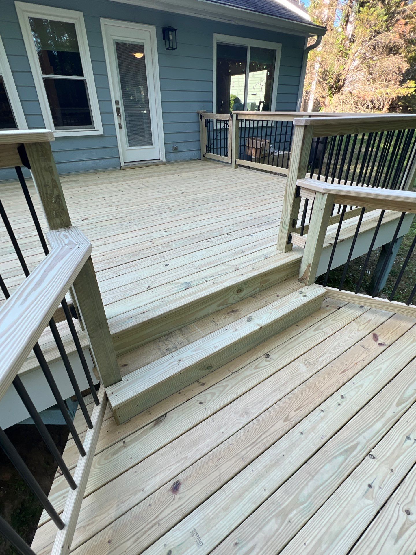 Marietta, GA Deck Resurface using Pressure Treated Pine by Nelson Exteriors 