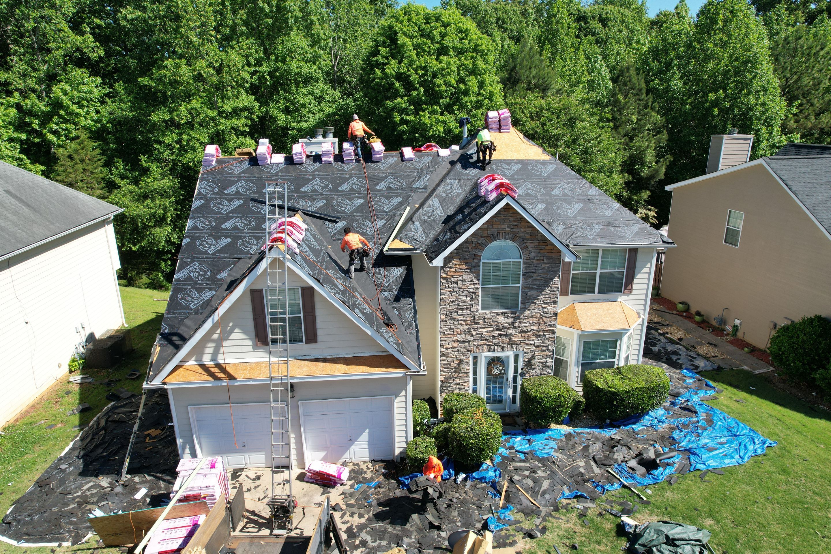 Residential Roof Replacement using Owens Corning by Inspector Roofing and Restoration